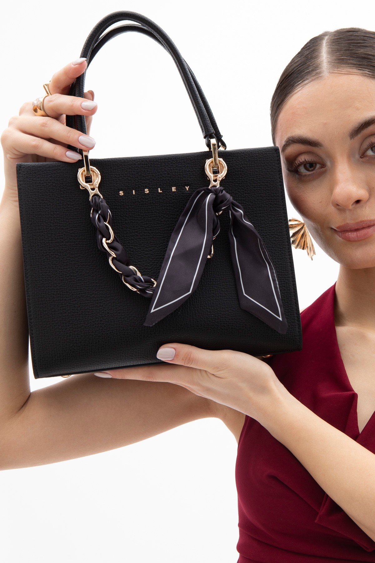 Sisley Kadın Kol Çantası SLY_200 - Siyah