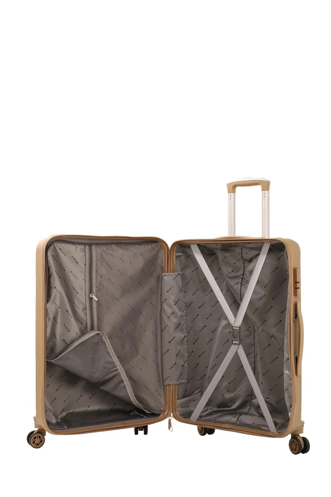 MÇS Polipropilen Kabin Boy Valiz  - Şampanya