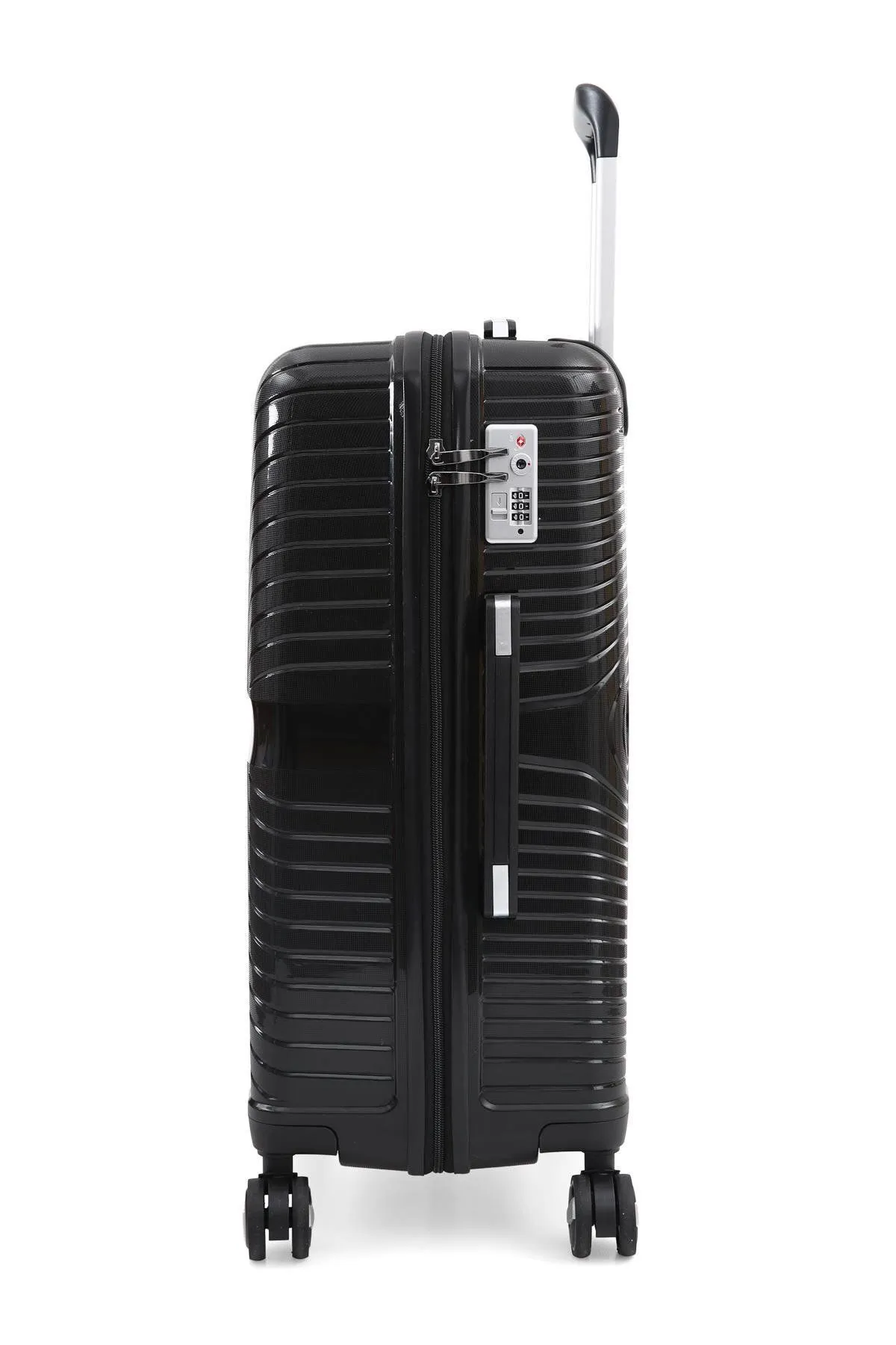 ÇÇS 5239 Polipropilen 3'lü Valiz Seti - Siyah