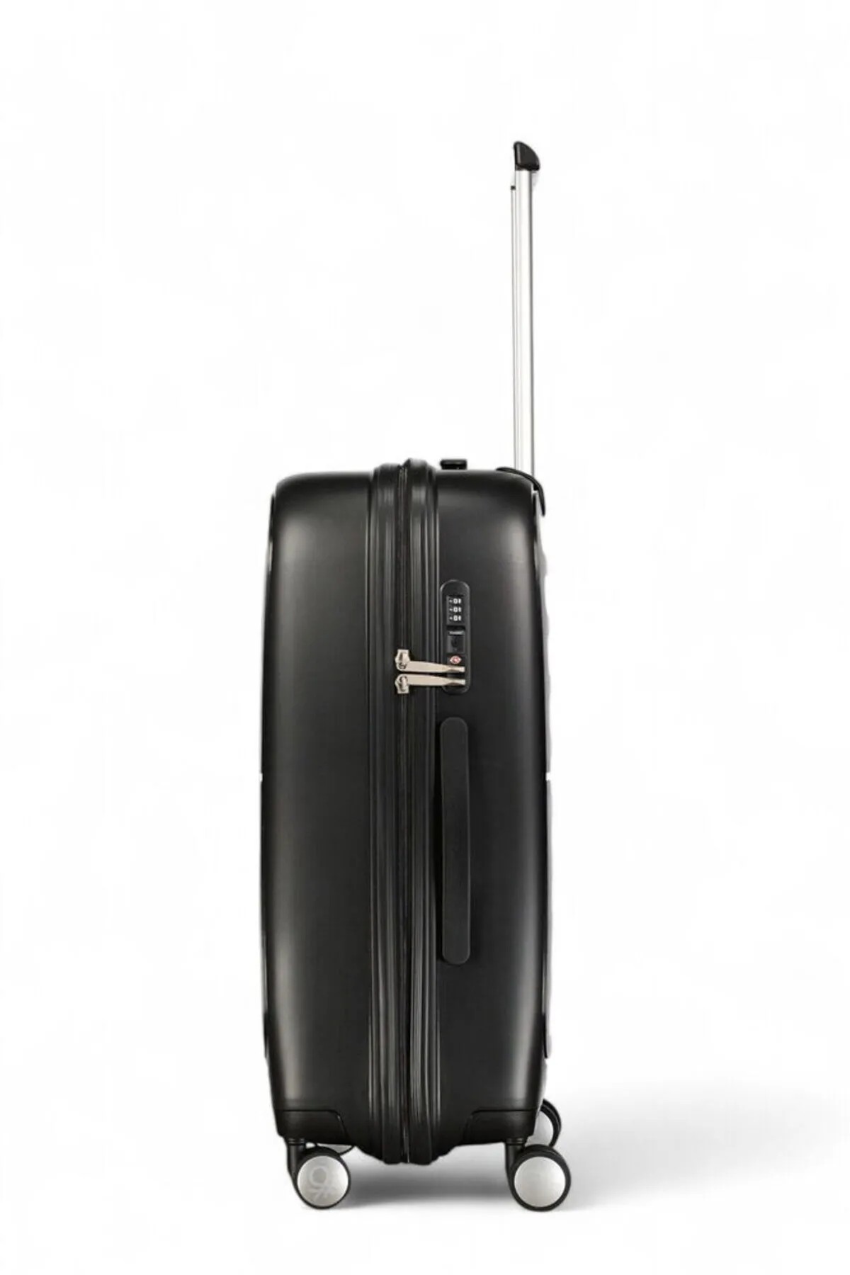 Benetton Orta Boy Valiz Trolley 60 cm - Siyah