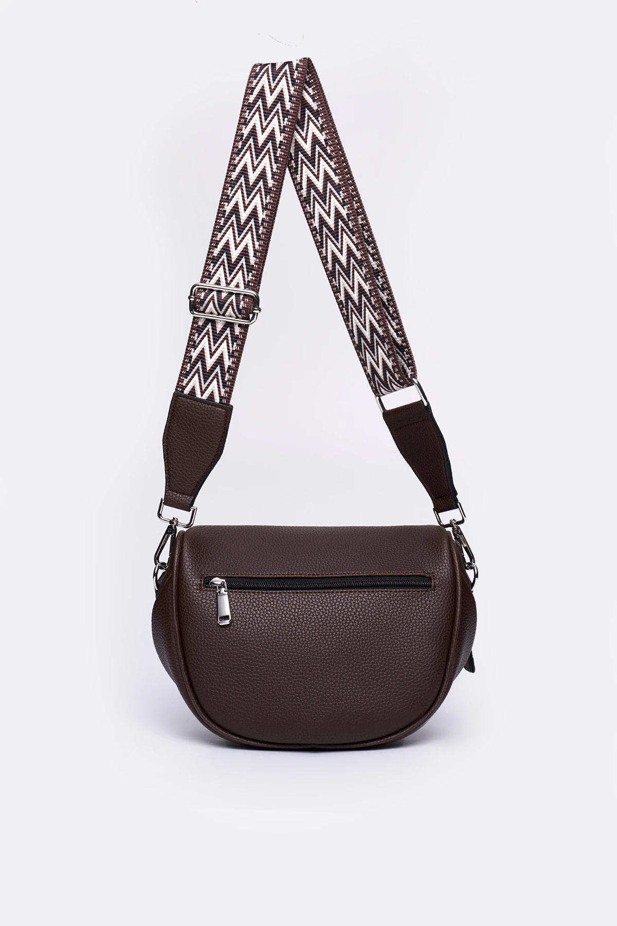 Çapraz Askılı Kadın Vücut Çantası & Body Bag - Kahverengi