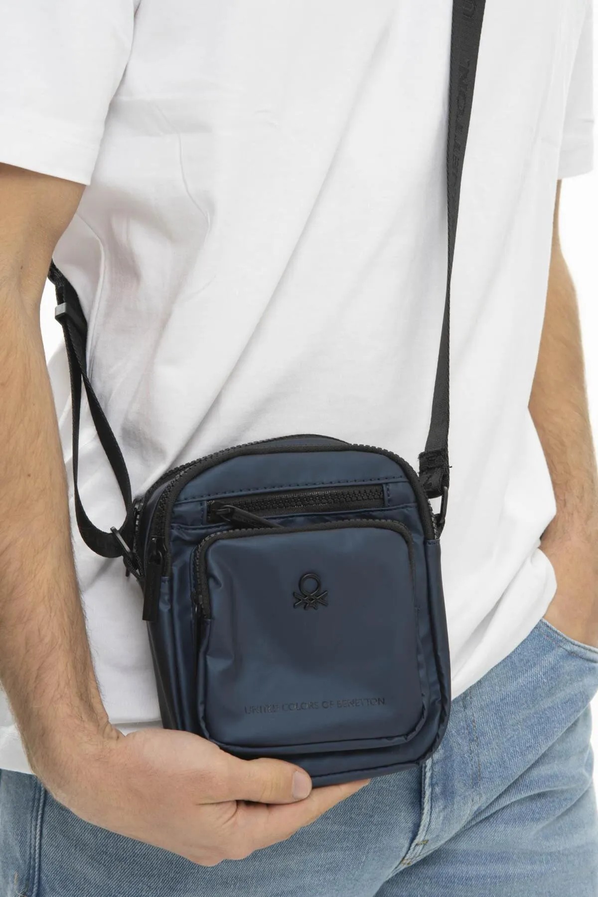 Benetton Erkek Çapraz Çanta - Lacivert