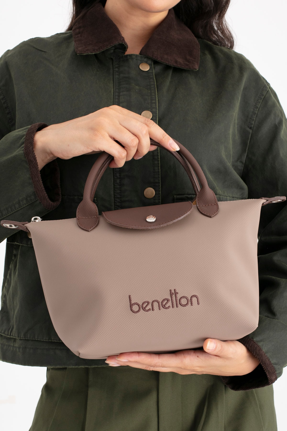 Benetton Kadın El Çantası BNT_1702 - Vizon-Kahve