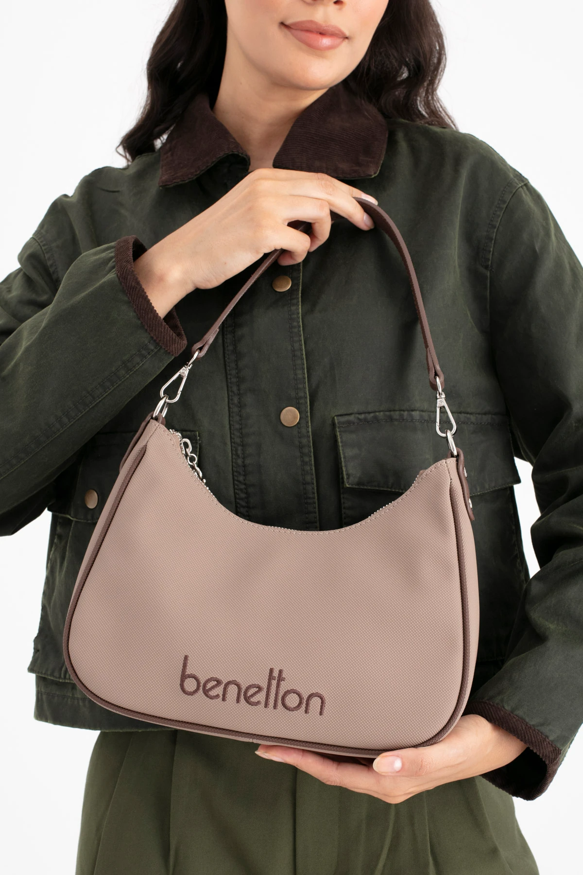 Benetton Kadın Omuz Çantası BNT_1690 - Vizon-Kahve