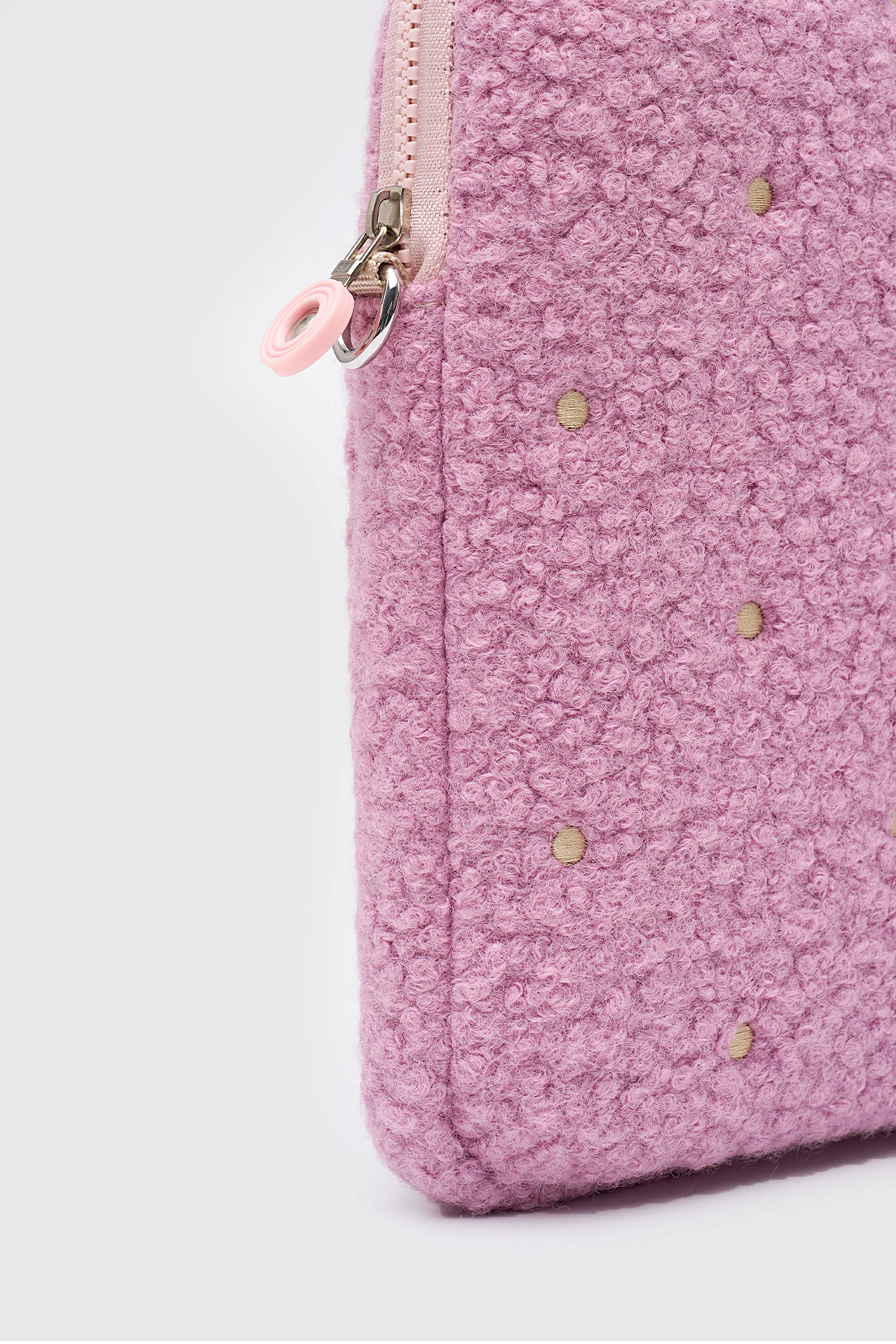 Puantiyeli Laptop Kılıfı 13" & 14" İnç Uyumlu - Pembe