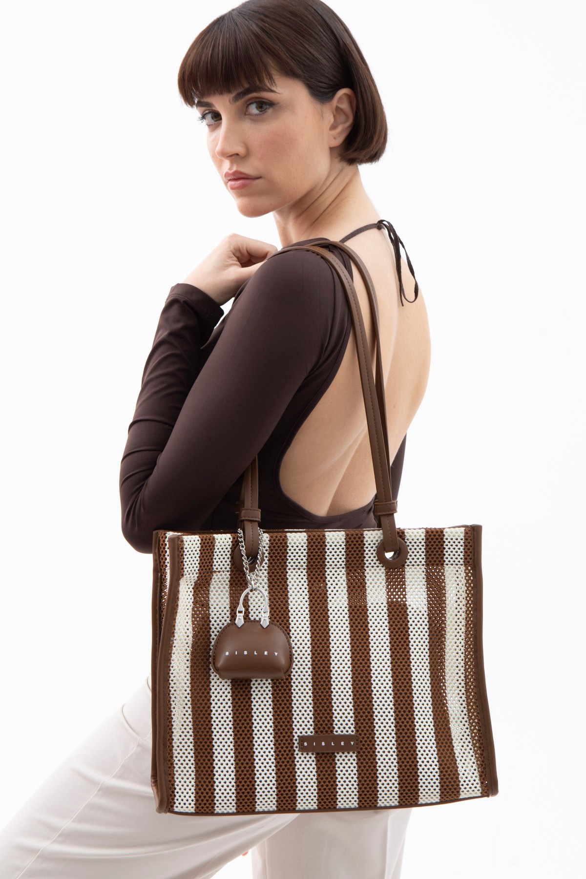 Sisley Kadın Omuz Çantası SLY_226 - Ten