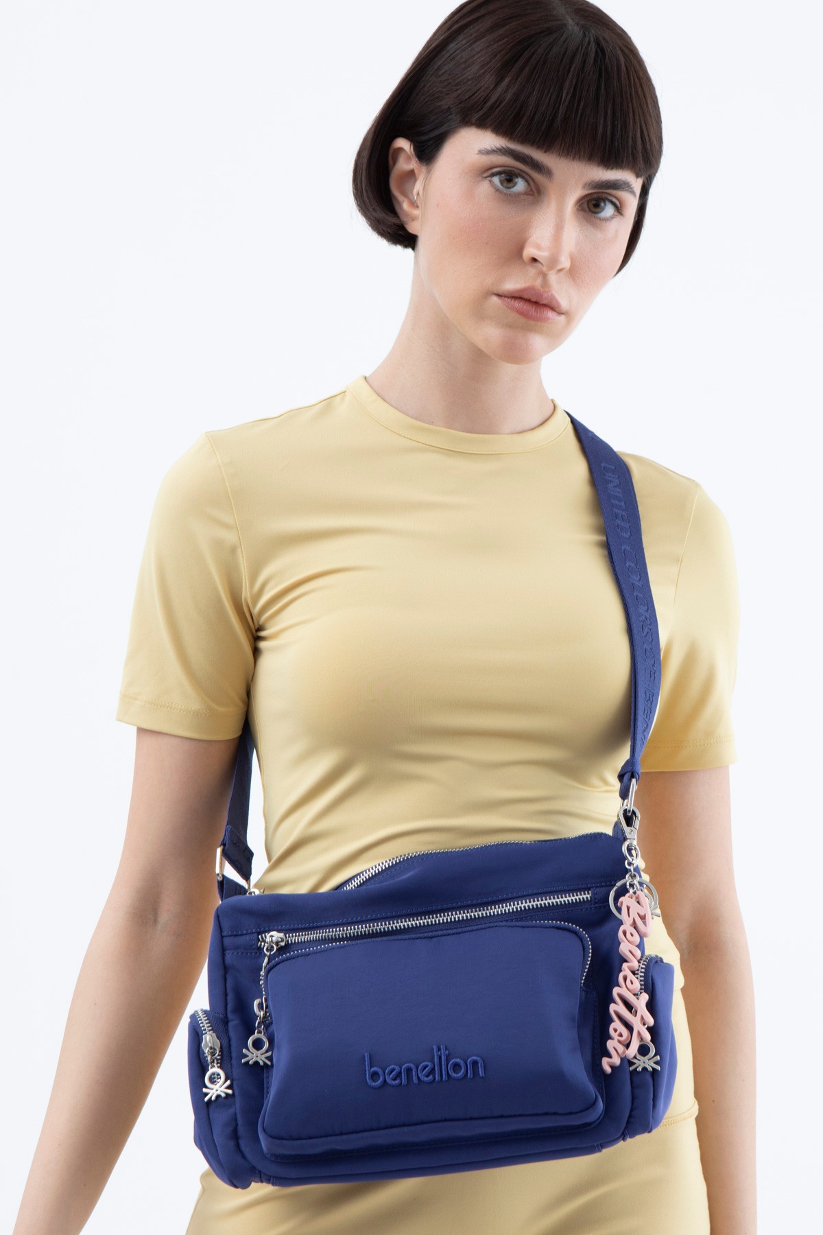 Benetton Kadın Çapraz Çanta BNT_1496 - Lacivert