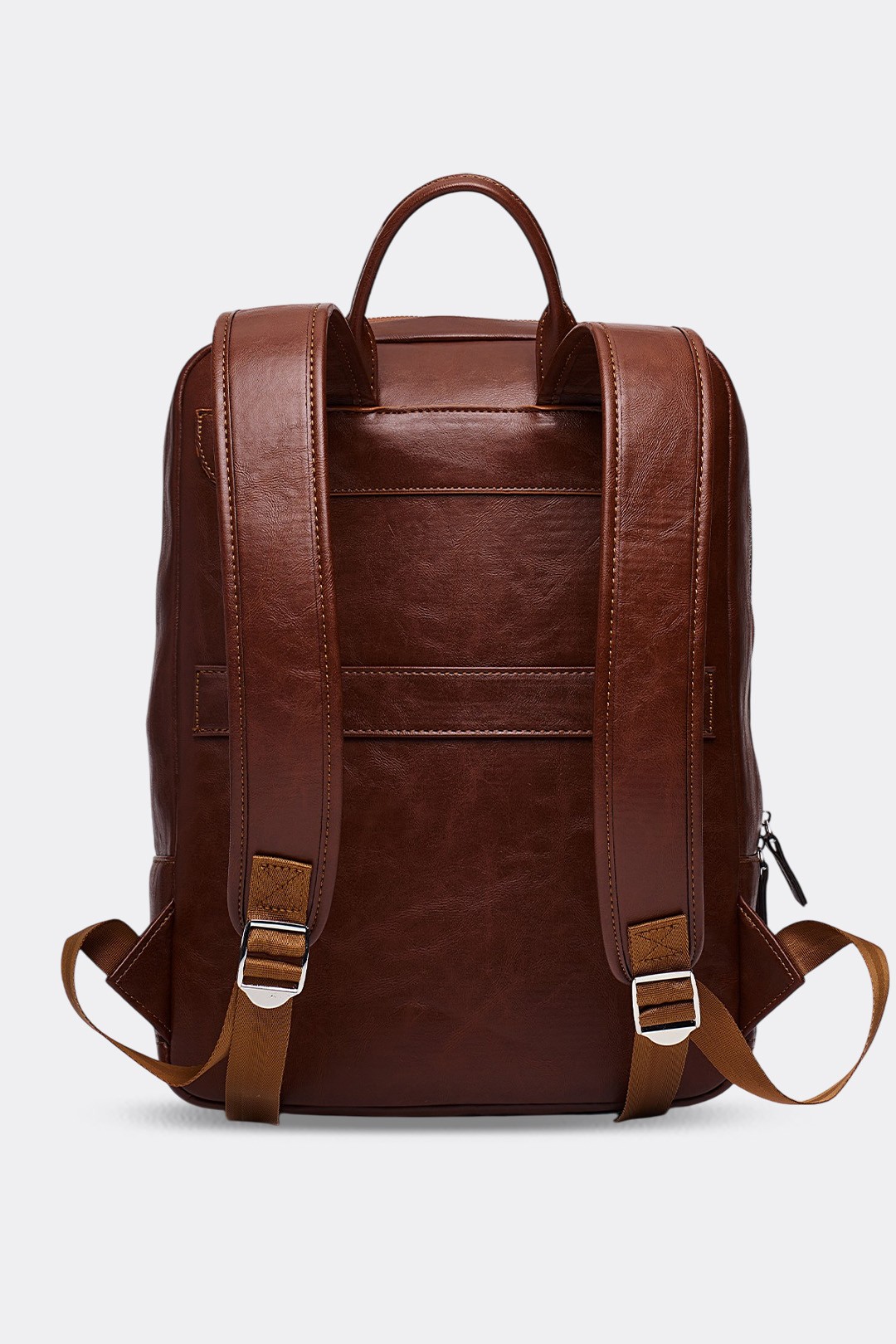 Organizer Premium Deri Sırt Laptop Çantası Unisex