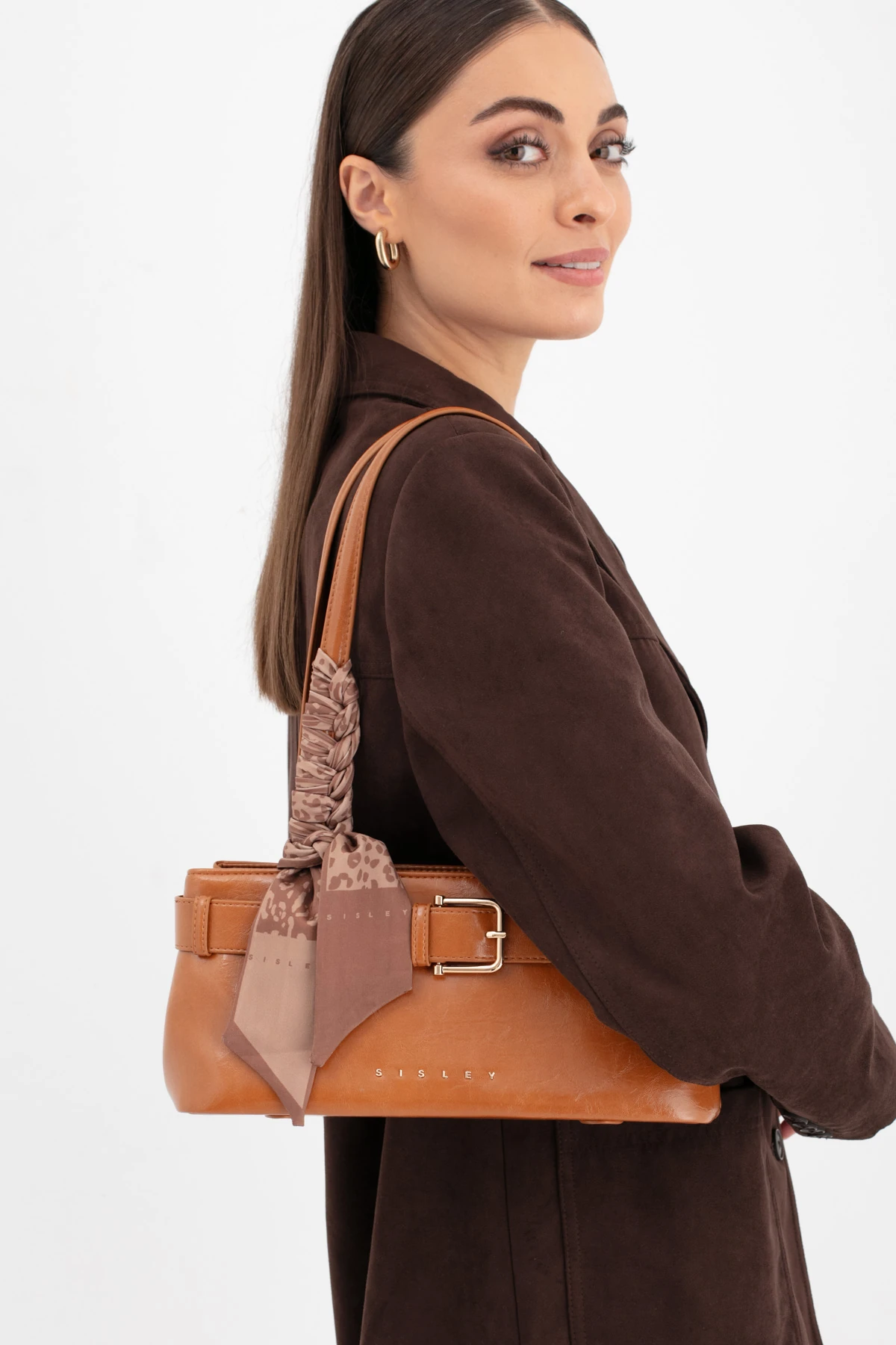 Sisley Kadın Omuz Çantası SLY_290 - Taba