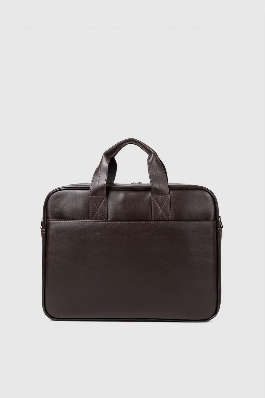 Unisex 13-14 Inç Evrak Laptop Çantası  - Kahverengi