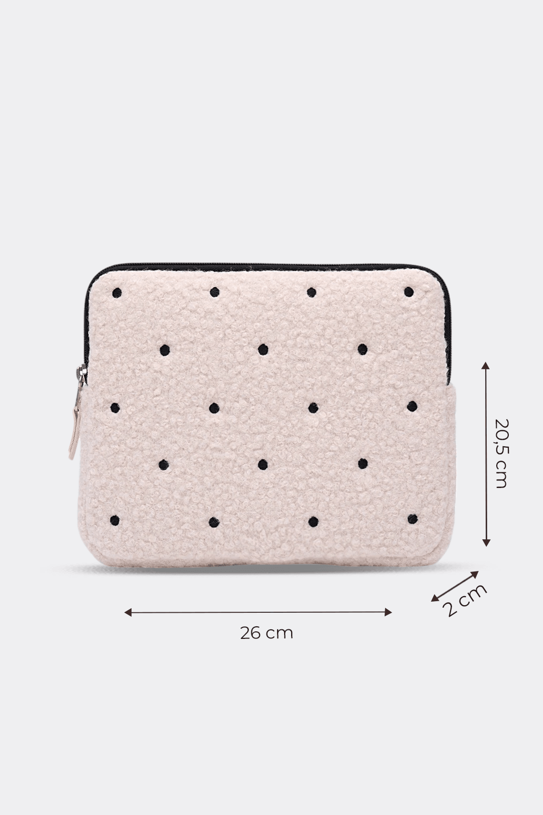 Puantiyeli Tablet Kılıfı 10” & 11” İnç Uyumlu  - Bej