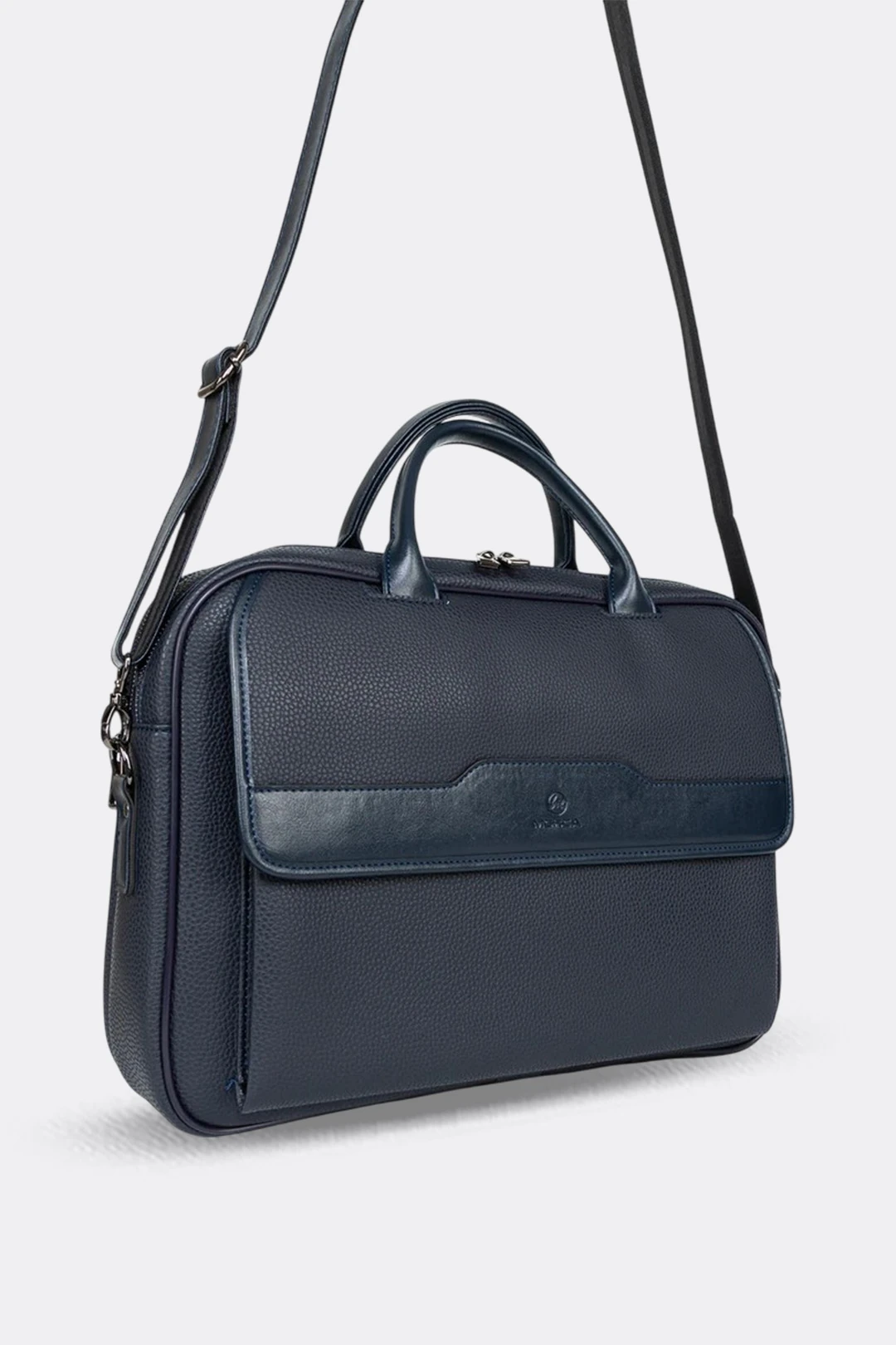 Lacivert Evrak Çantası Laptop Bölmeli