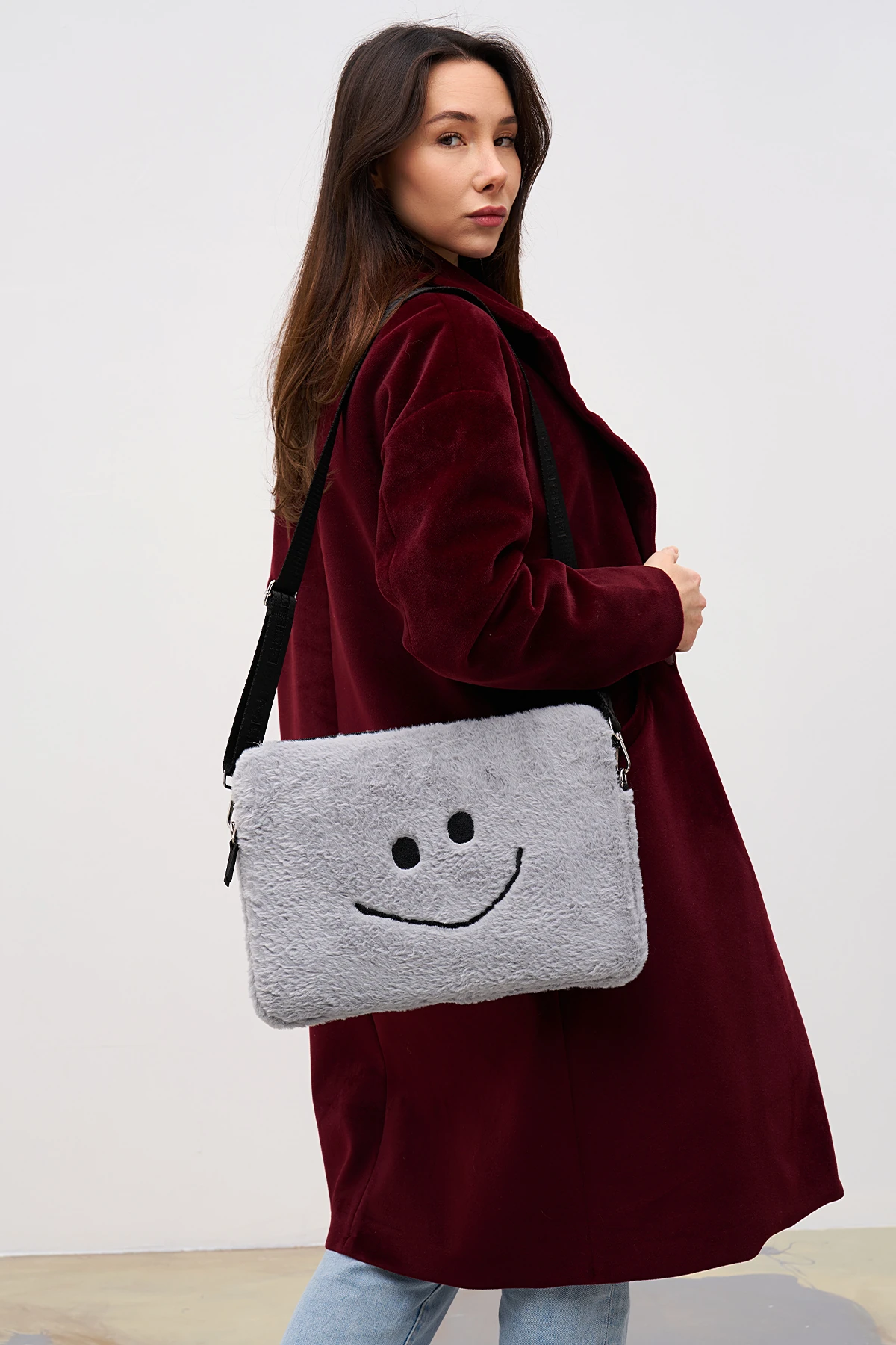 Smile Laptop Kılıfı 13" & 14" İnç Uyumlu - Duman