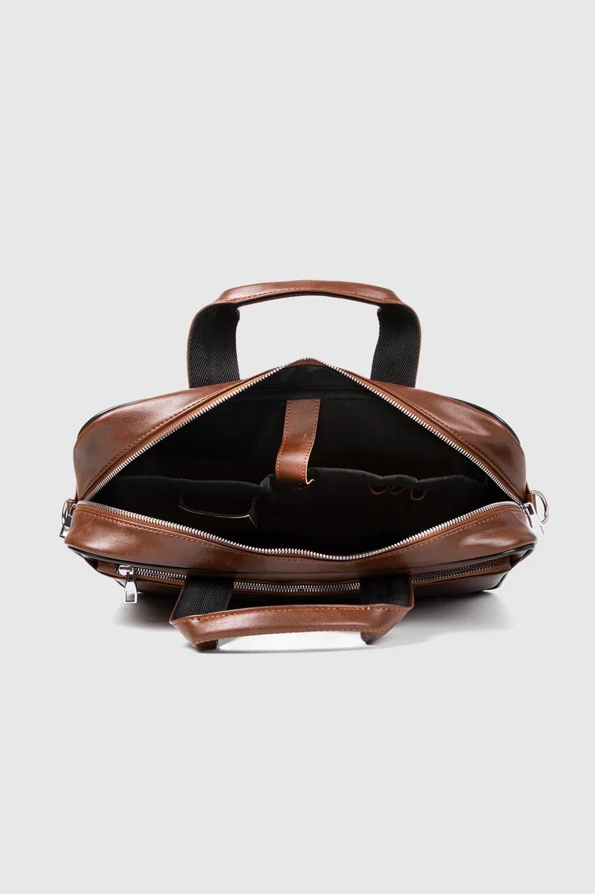Unisex 13-14 Inç Evrak Laptop Çantası  - Taba
