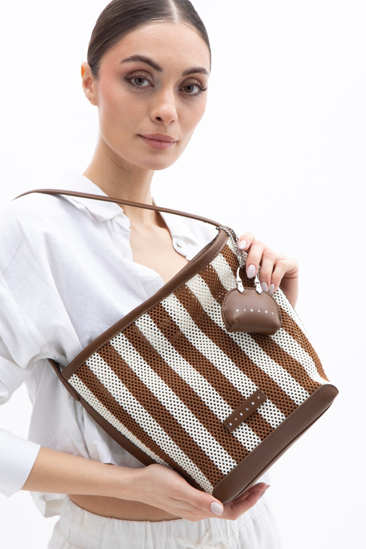 Sisley Kadın Omuz Çantası SLY_225 - Ten