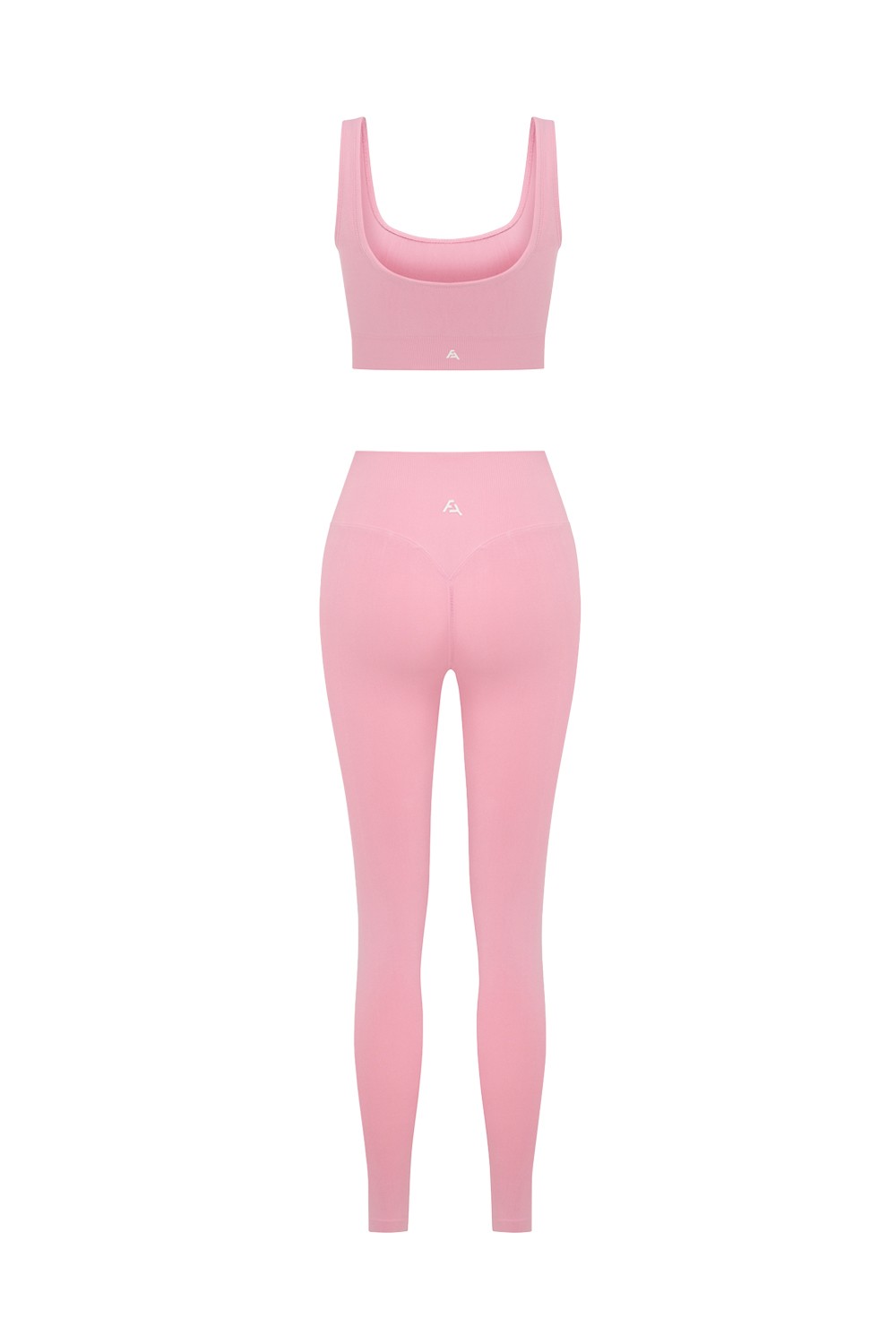 Büstiyer ve Push Up Tayt Takım - Pembe