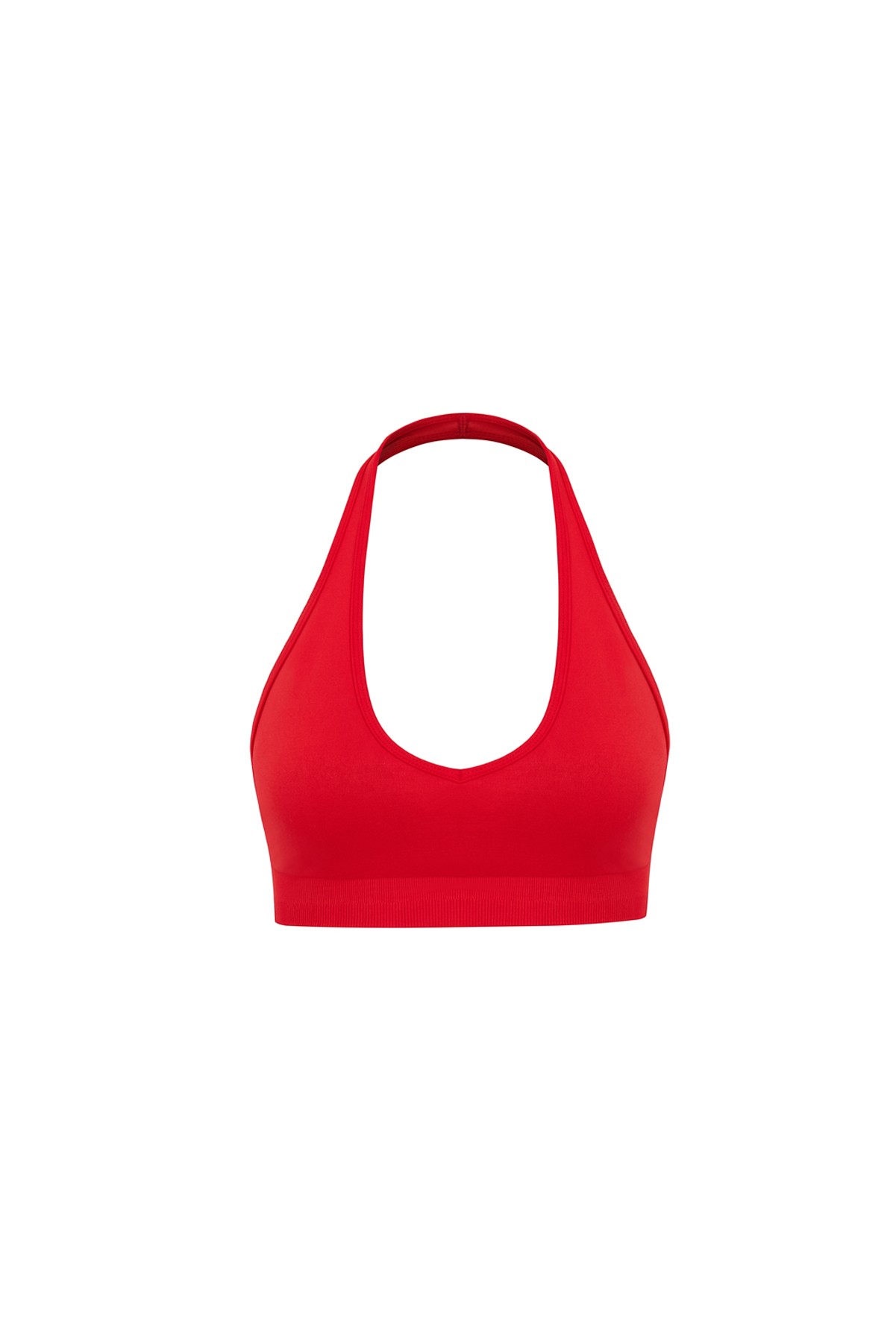Dikişsiz Halter Yaka Spor Büstiyer