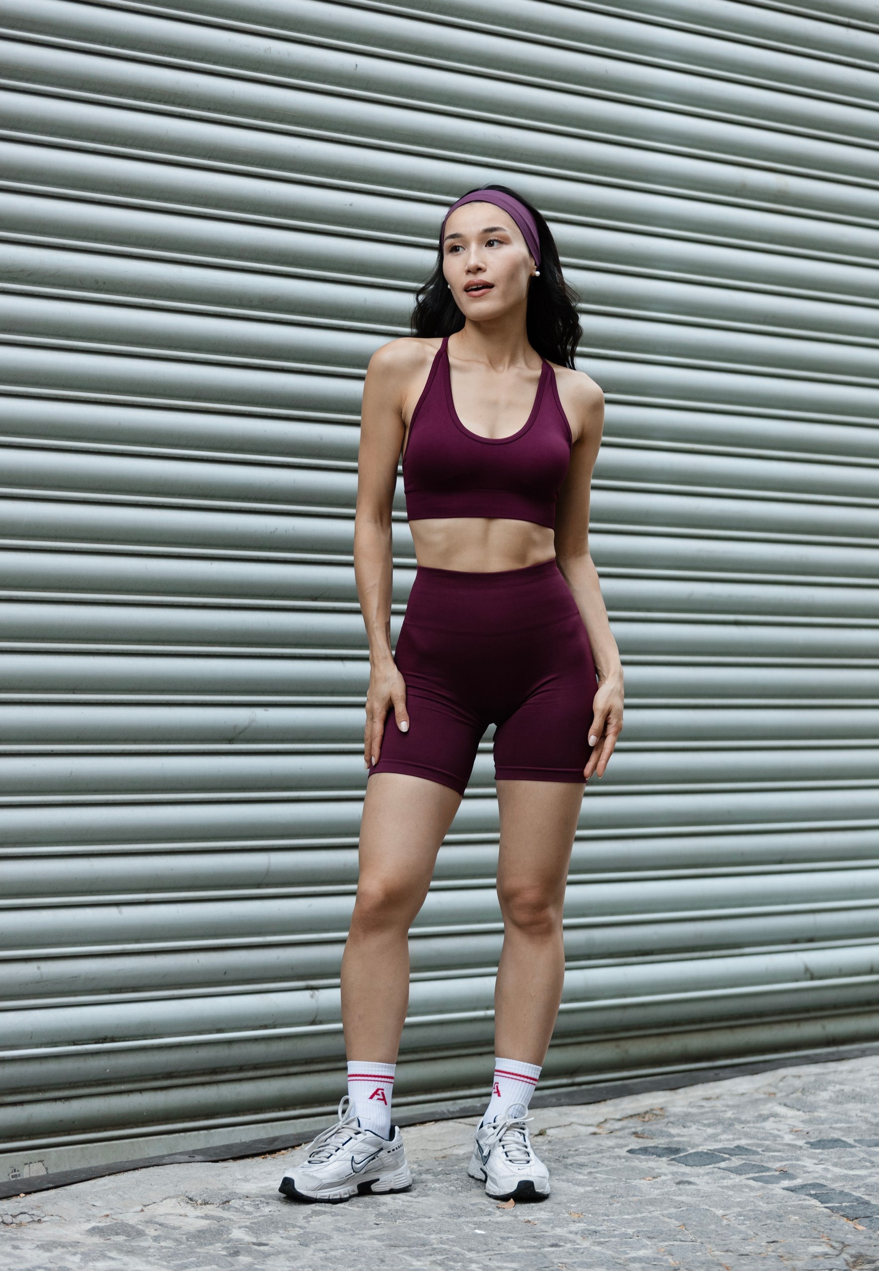 Formactive Push Up Toparlayıcı Dikişsiz Spor Şort - Vişne