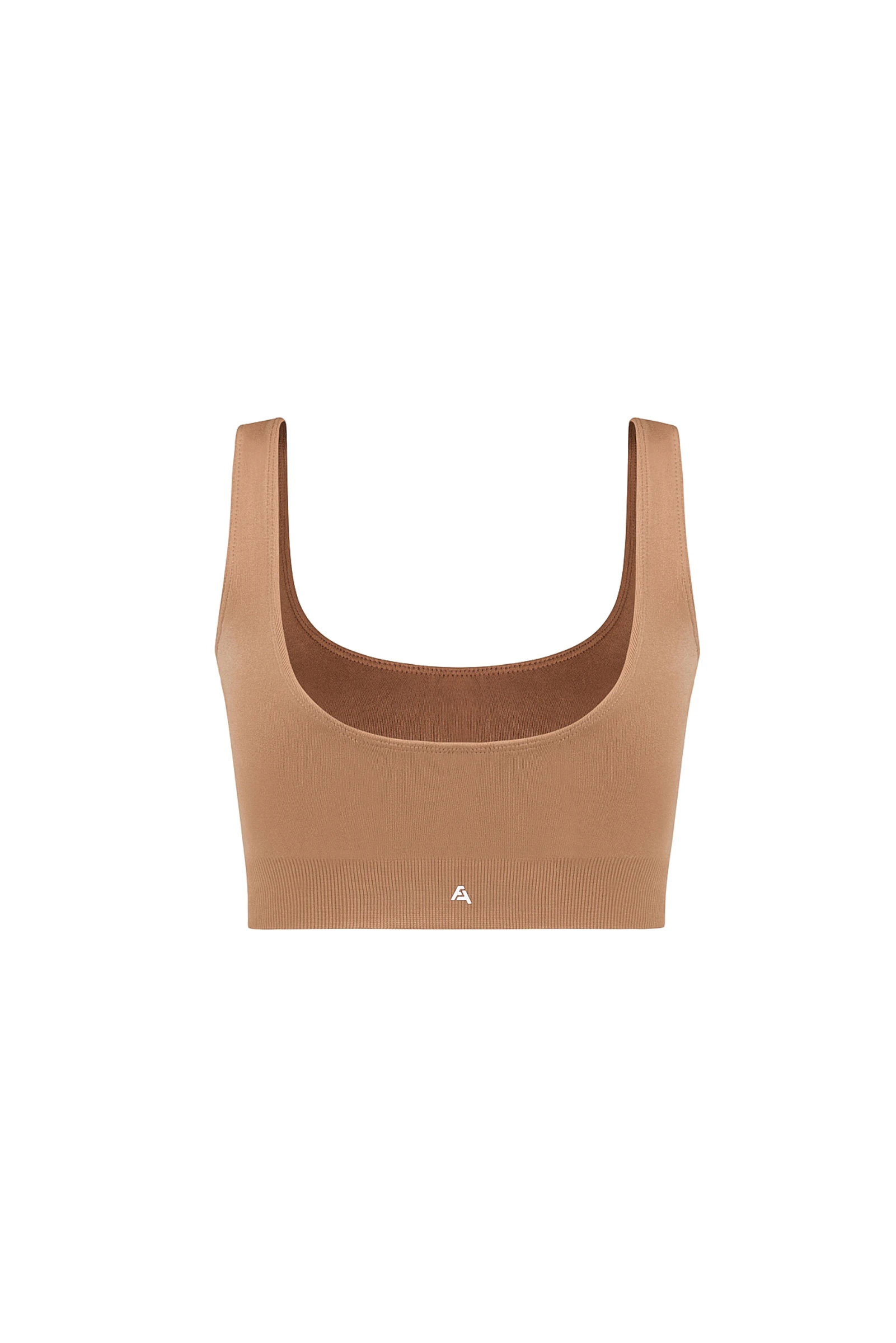 Dikişsiz Spor Büstiyer - Mocha