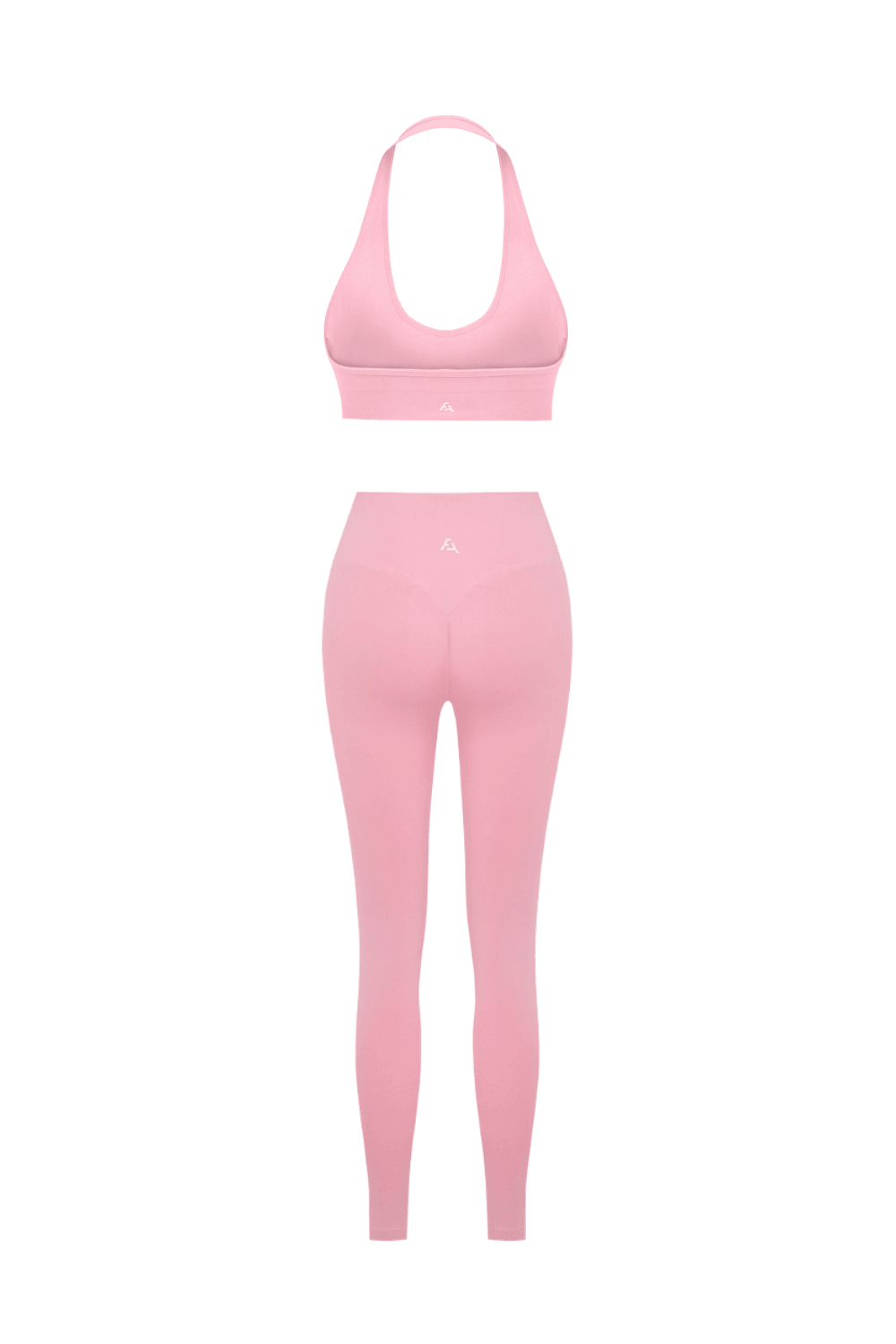 Büstiyer Ve Push Up Tayt Takım - Pembe