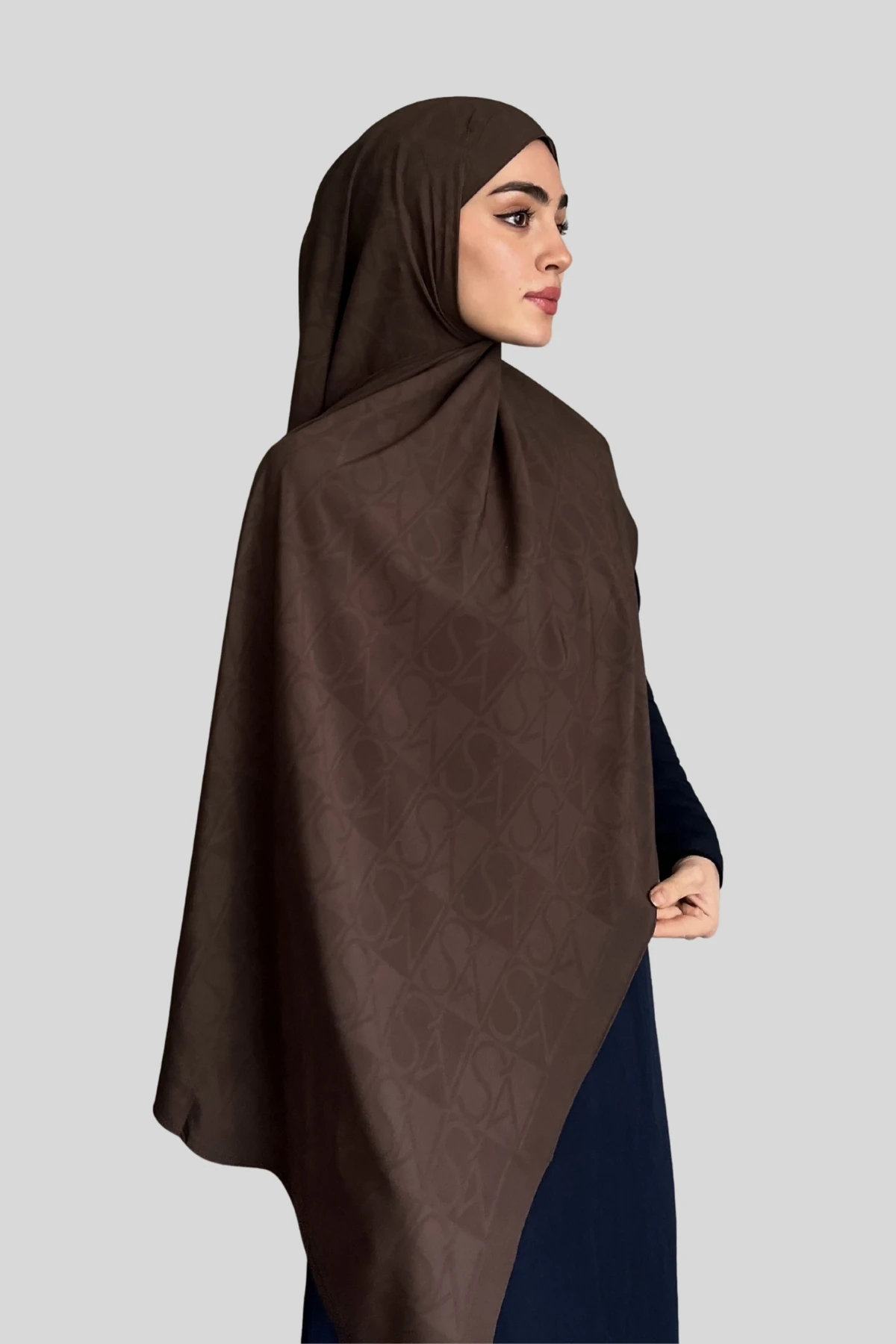 Mns Essential Tokyo Pamuk İpek Şal Acı Kahve