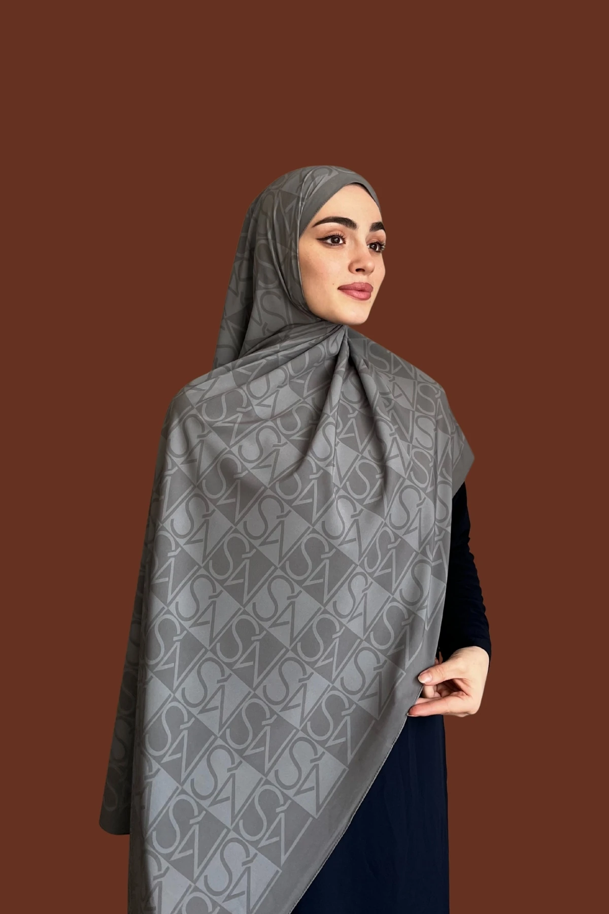 Mns Essential Tokyo Pamuk İpek Şal Gri