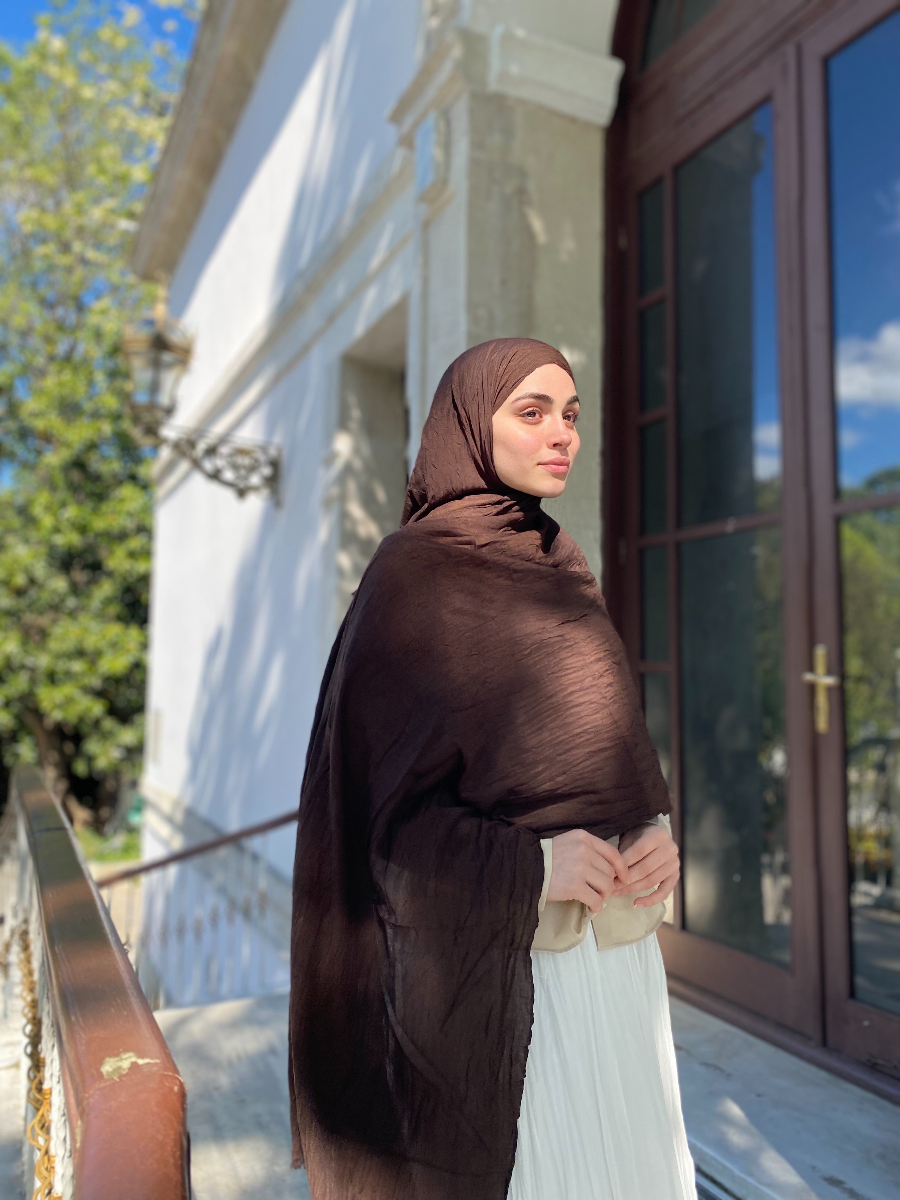 Bambu Kraş Şal Acı Kahve