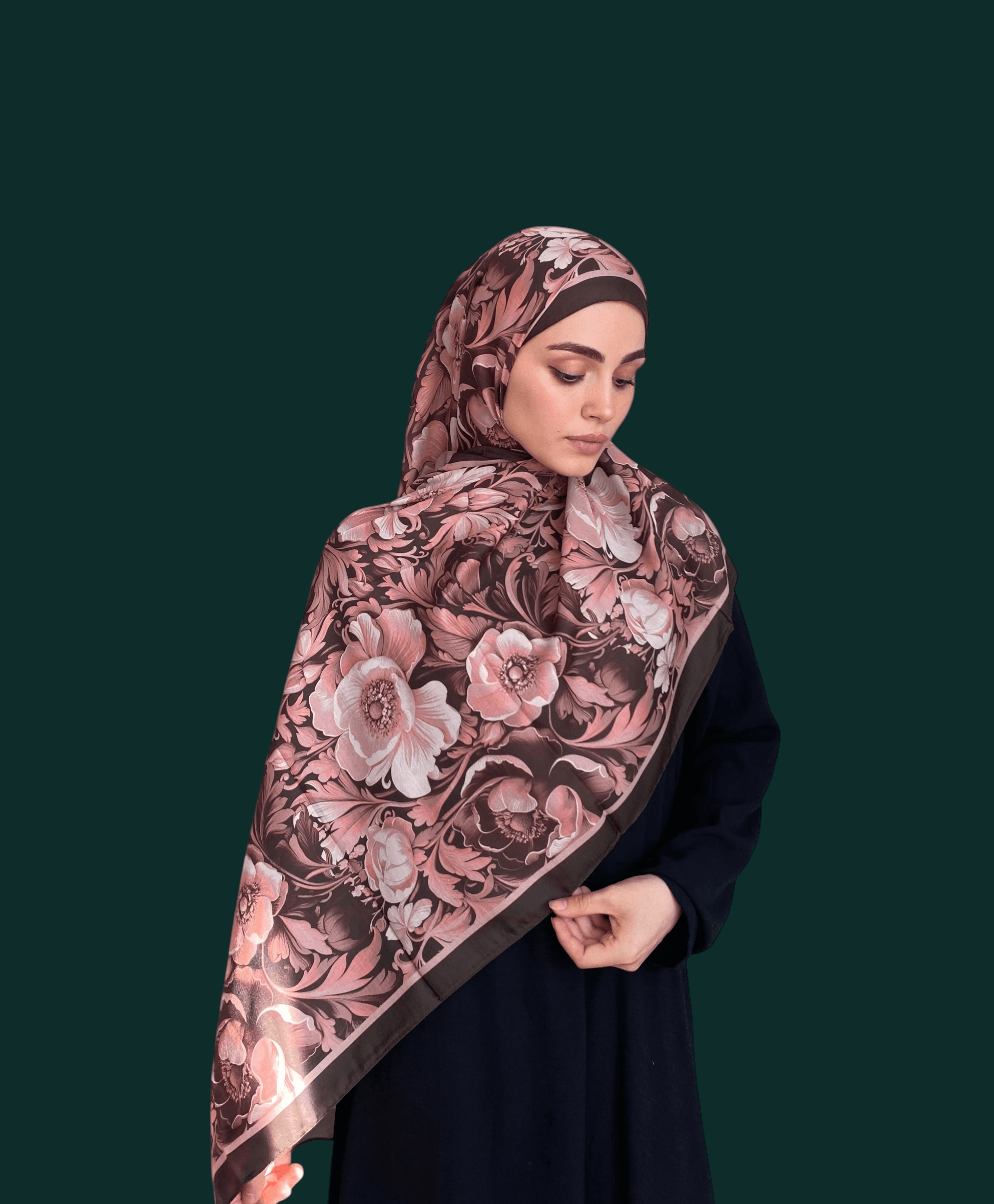 Jardine Desen Soft Vual Şal Rose
