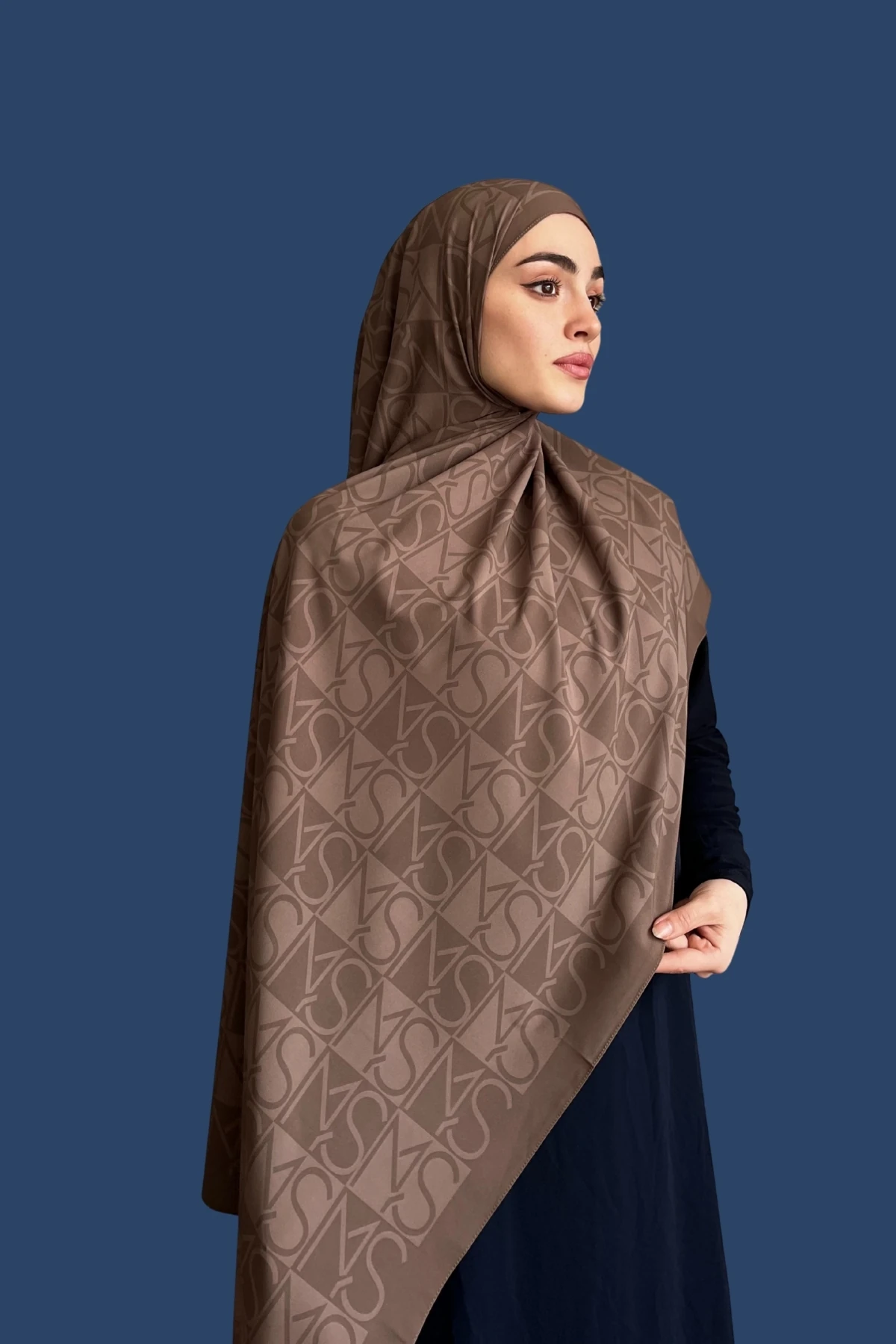 Mns Essential Tokyo Pamuk İpek Şal Kahverengi