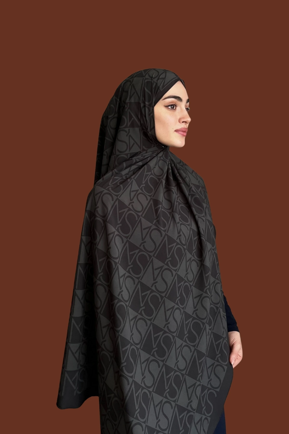 Mns Essential Tokyo Pamuk İpek Şal Siyah