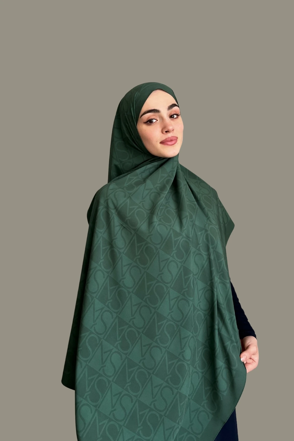 Mns Essential Tokyo Pamuk İpek Şal Küf Yeşili