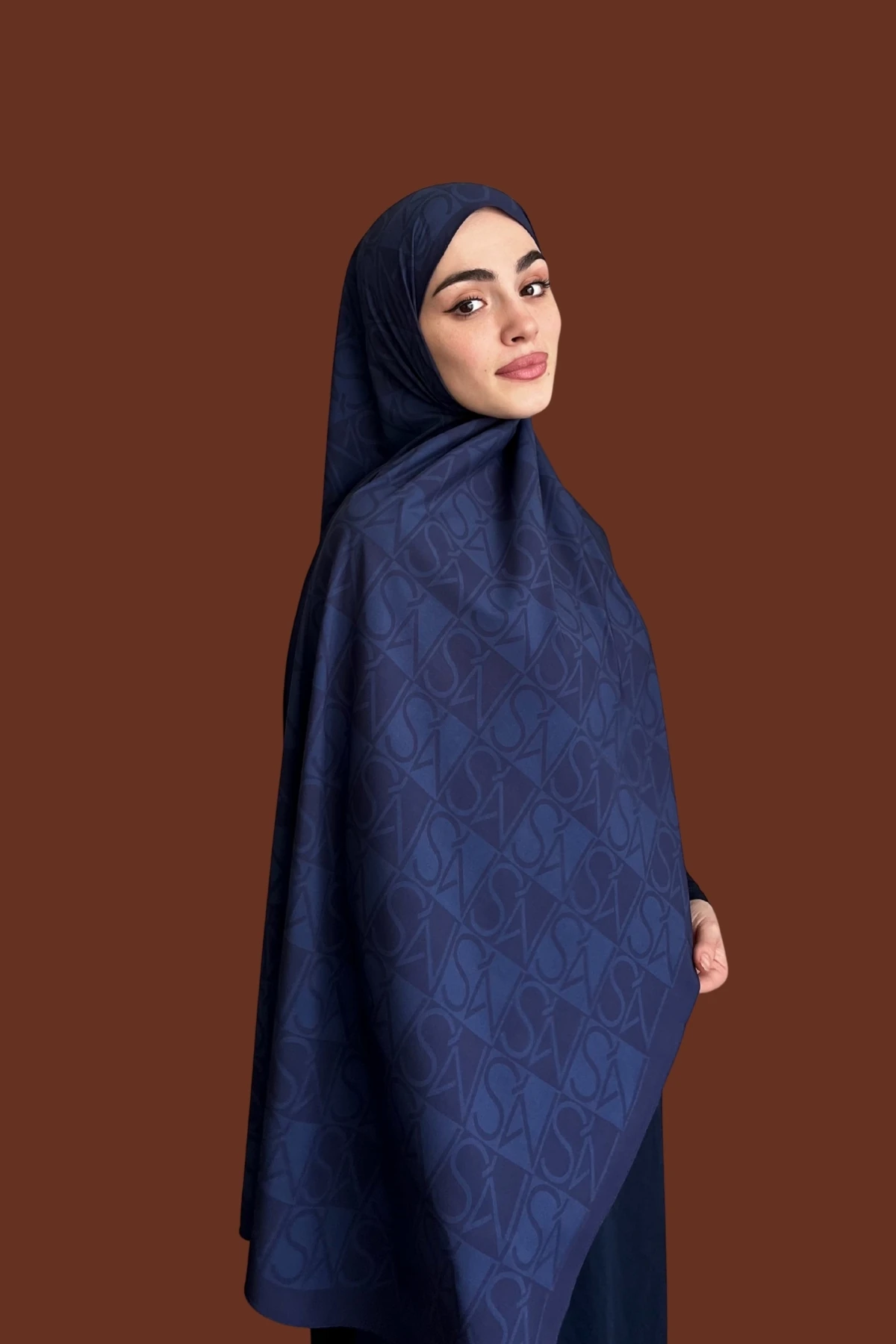 Mns Essential Tokyo Pamuk İpek Şal Lacivert