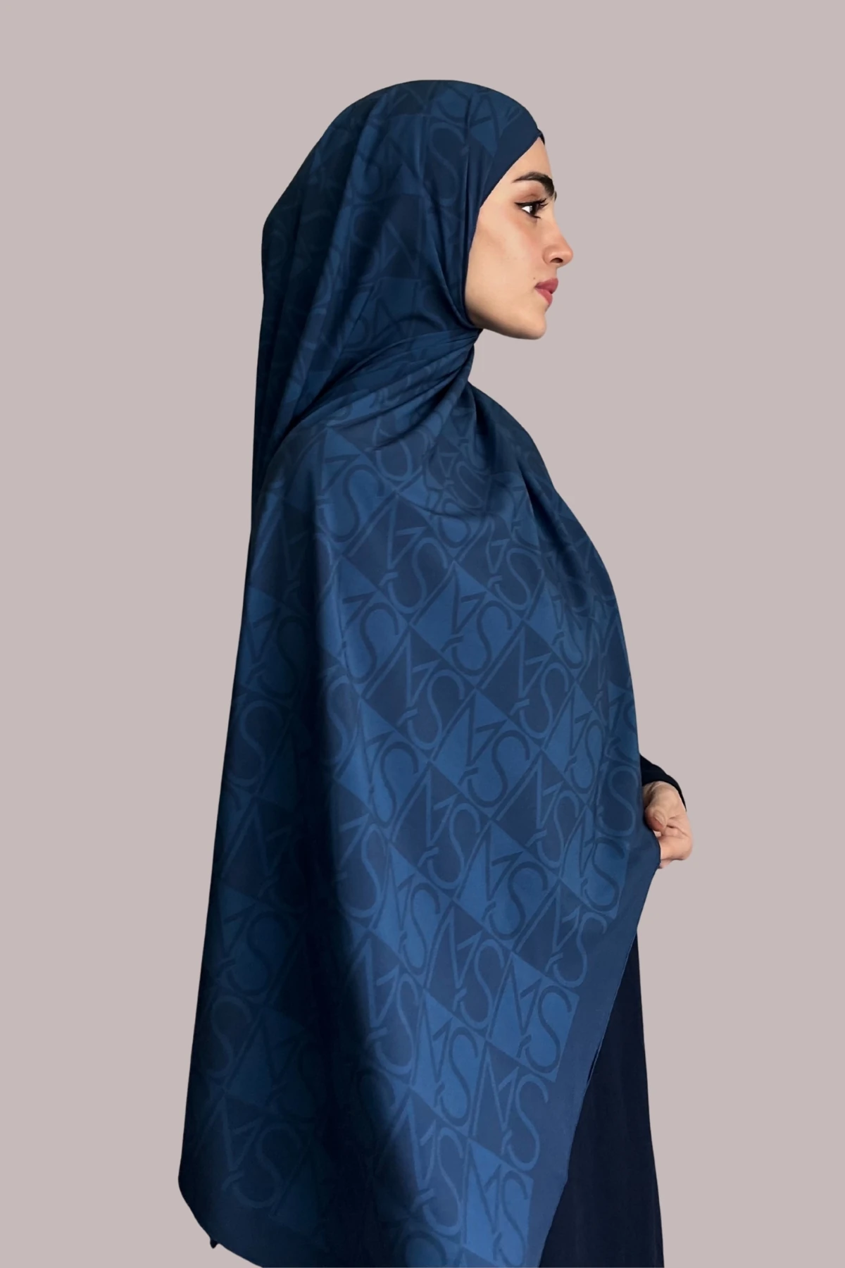 Mns Essential Tokyo Pamuk İpek Şal Indigo Mavi