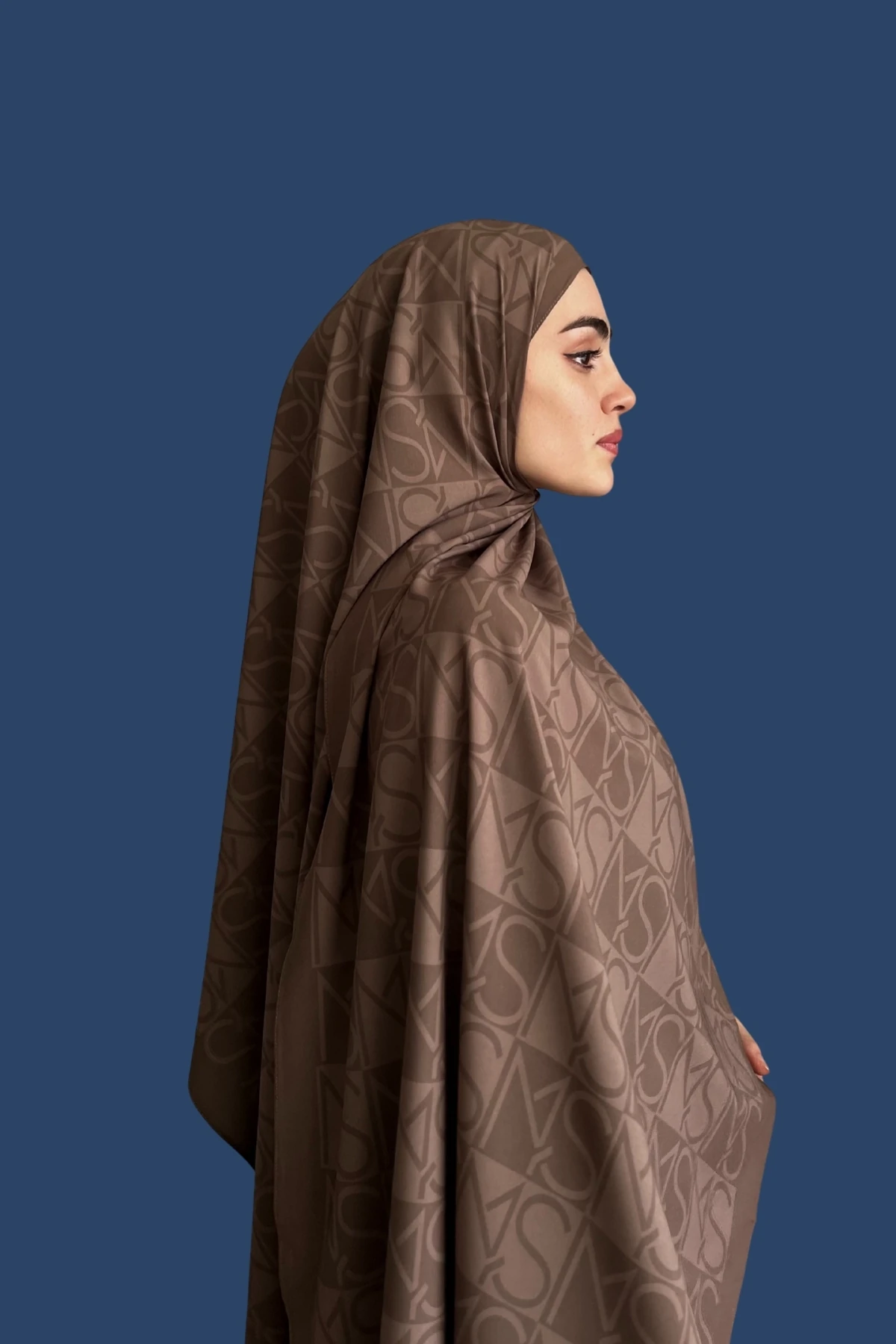 Mns Essential Tokyo Pamuk İpek Şal Kahverengi