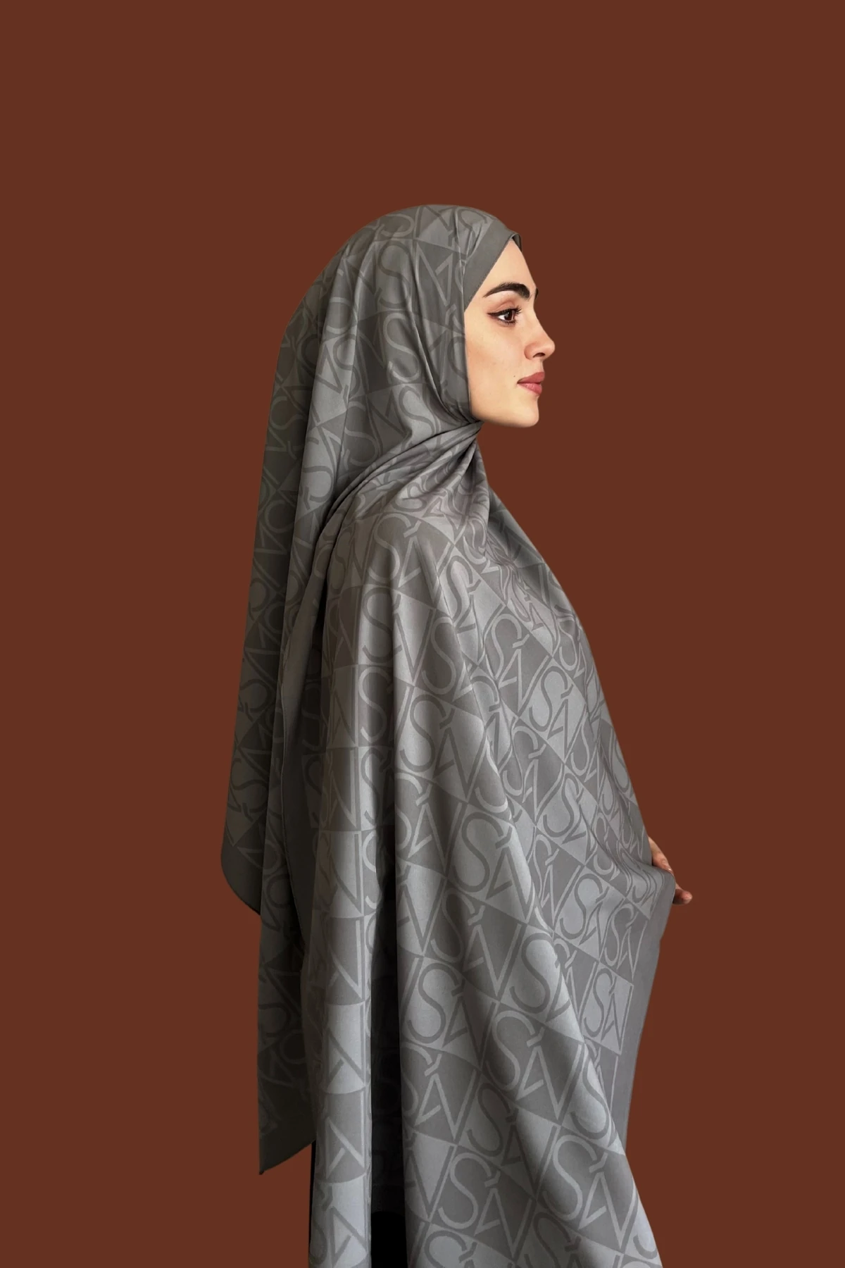 Mns Essential Tokyo Pamuk İpek Şal Gri