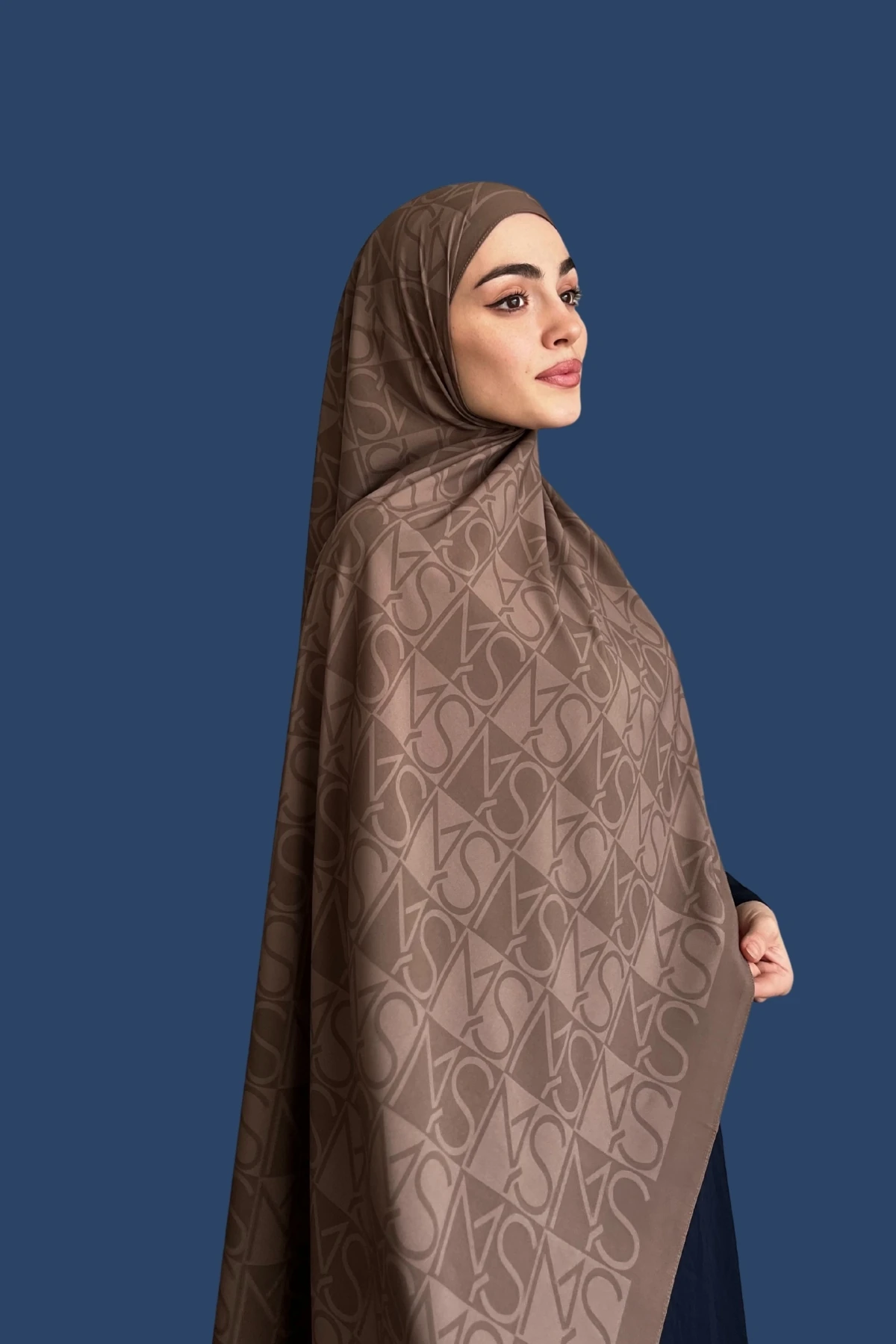 Mns Essential Tokyo Pamuk İpek Şal Kahverengi