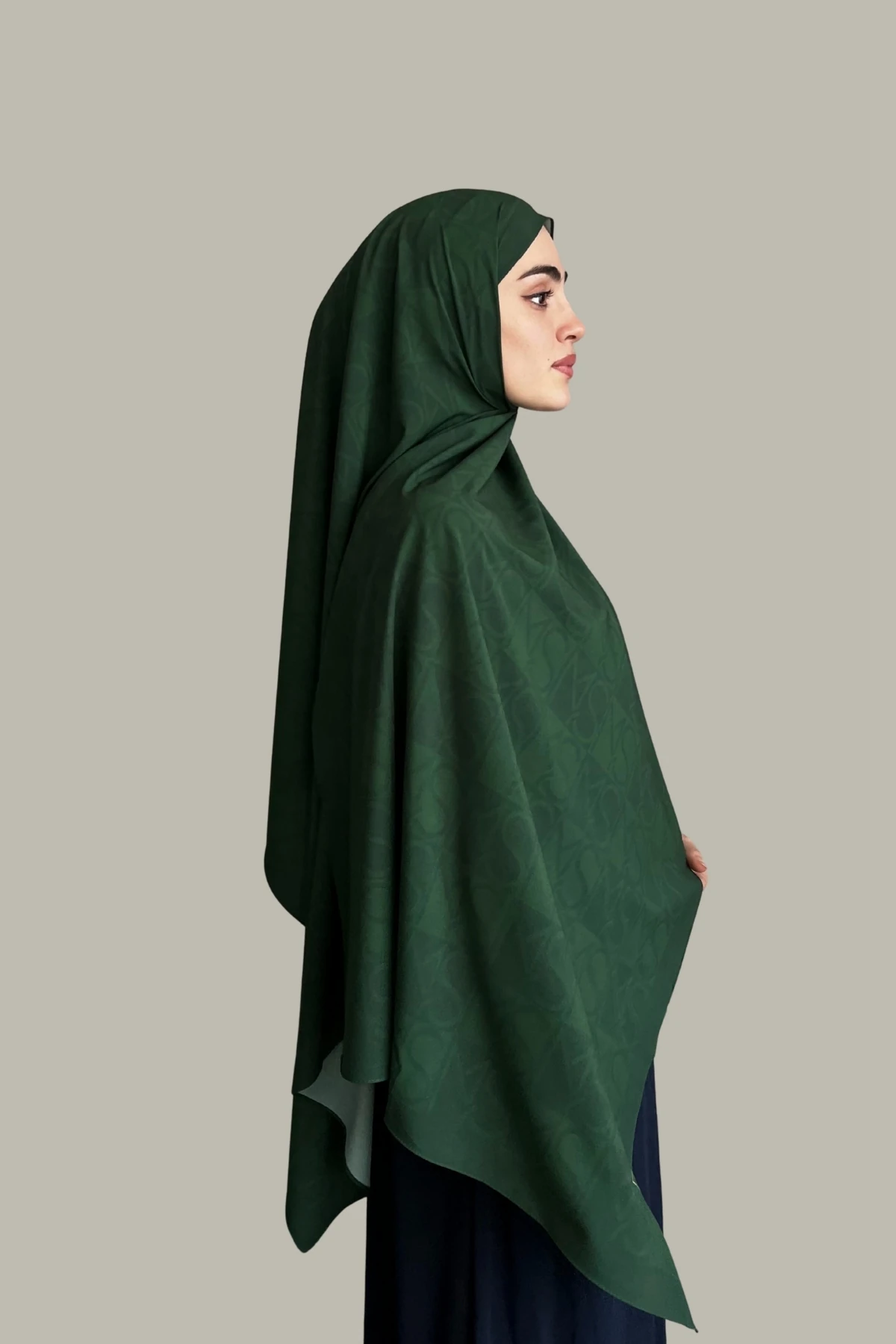 Mns Essential Tokyo Pamuk İpek Şal Zümrüt Yeşili