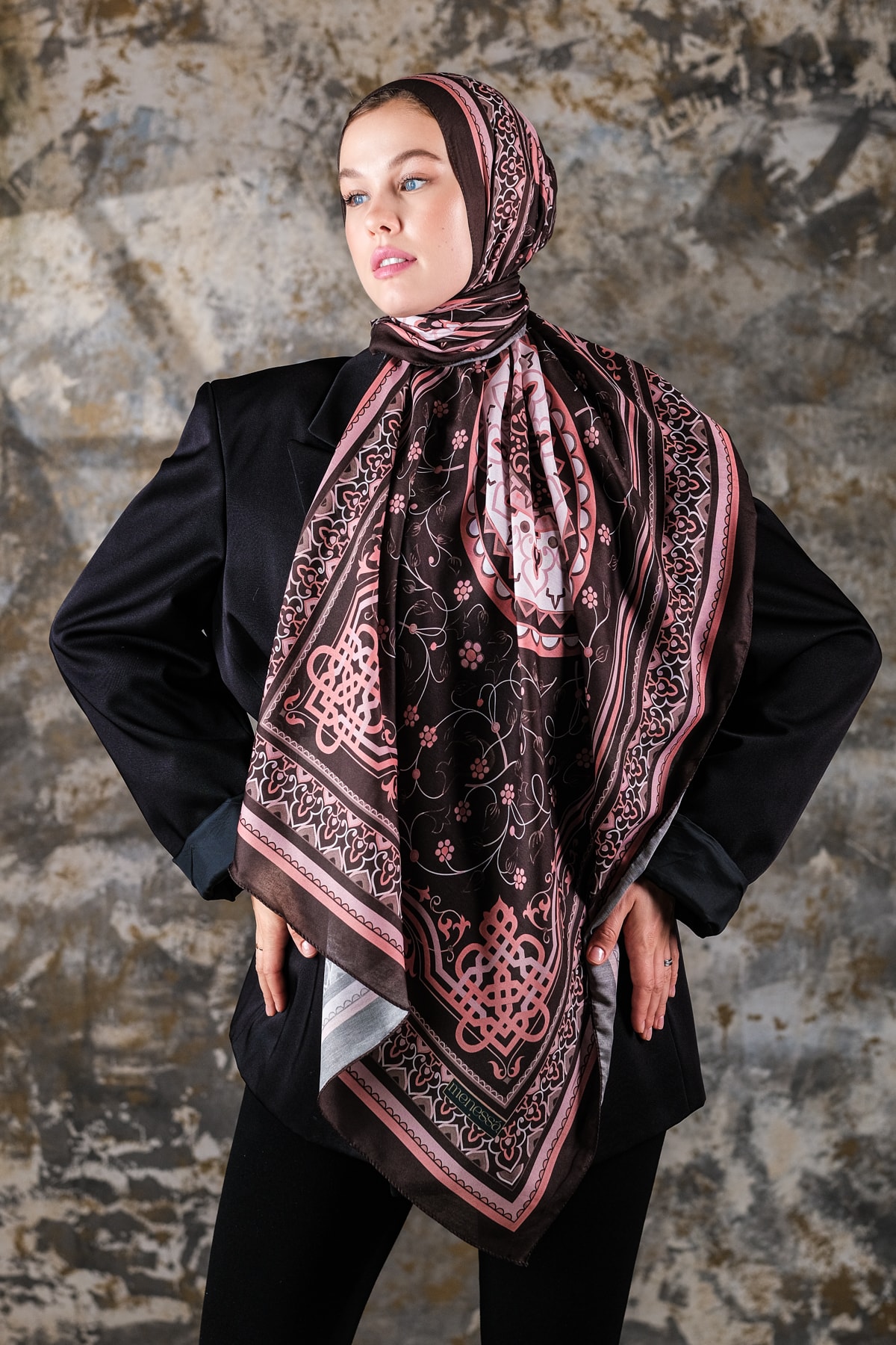 Zend Desen Soft Vual Şal Rose