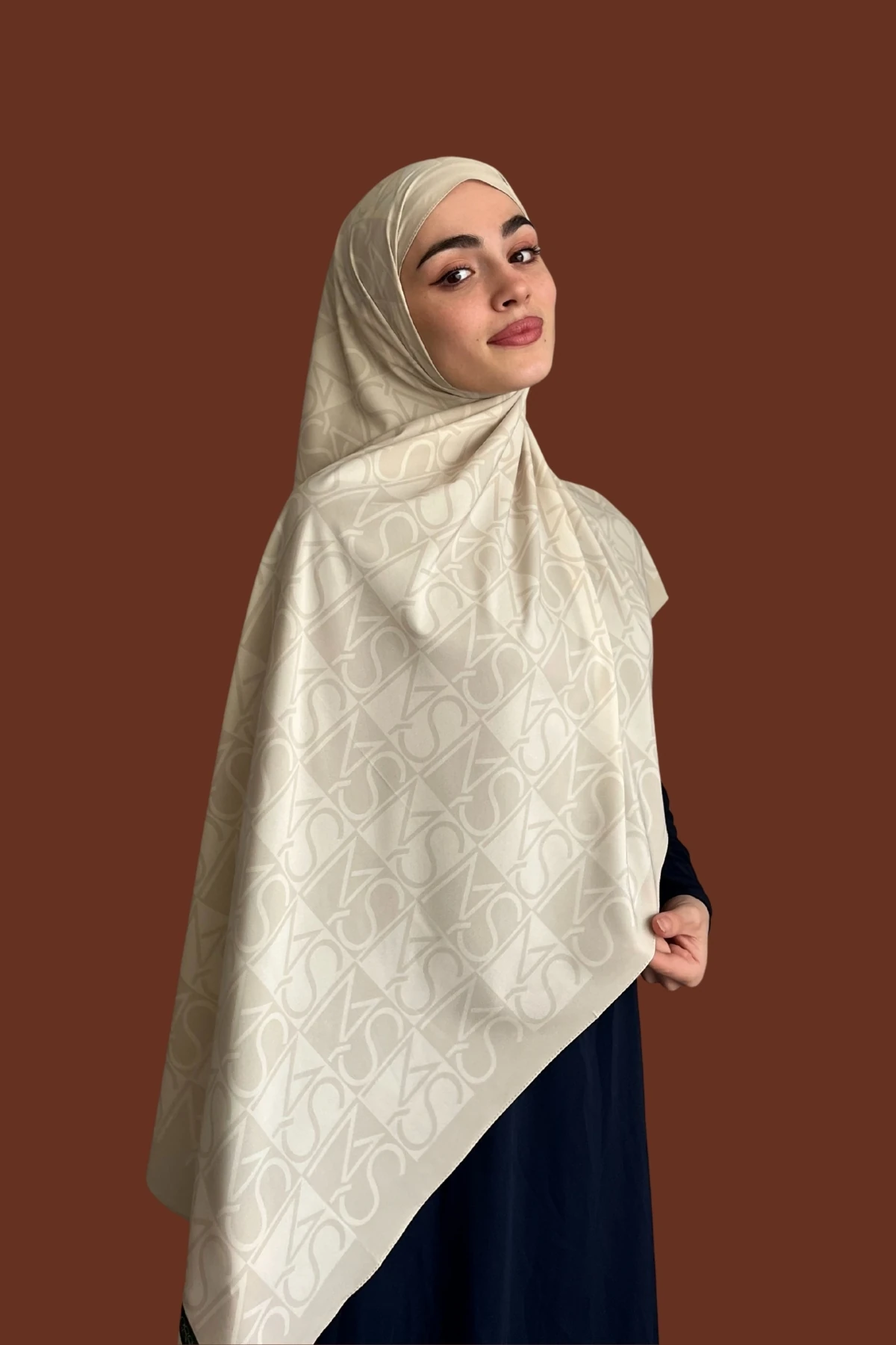 Mns Essential Tokyo Pamuk İpek Şal Ekru