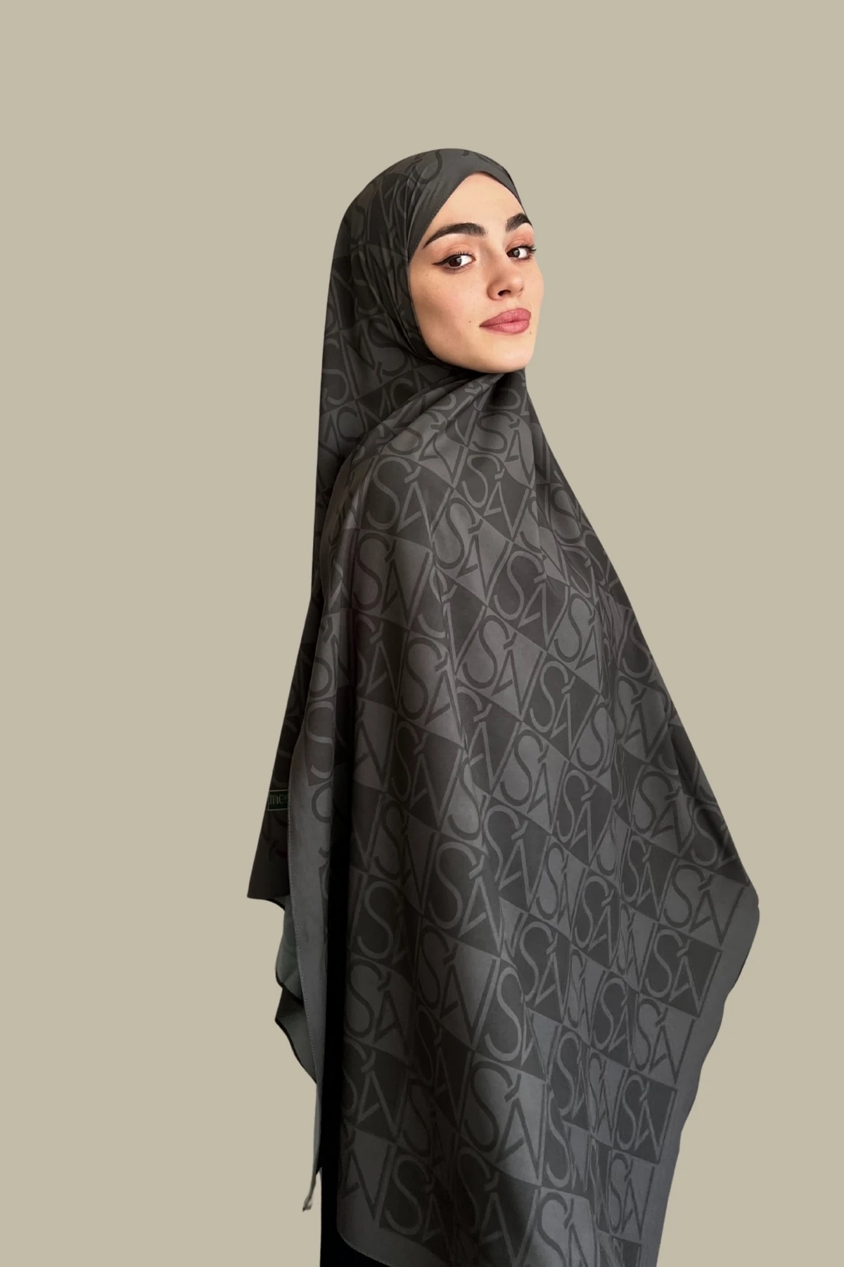 Mns Essential Tokyo Pamuk İpek Şal Füme