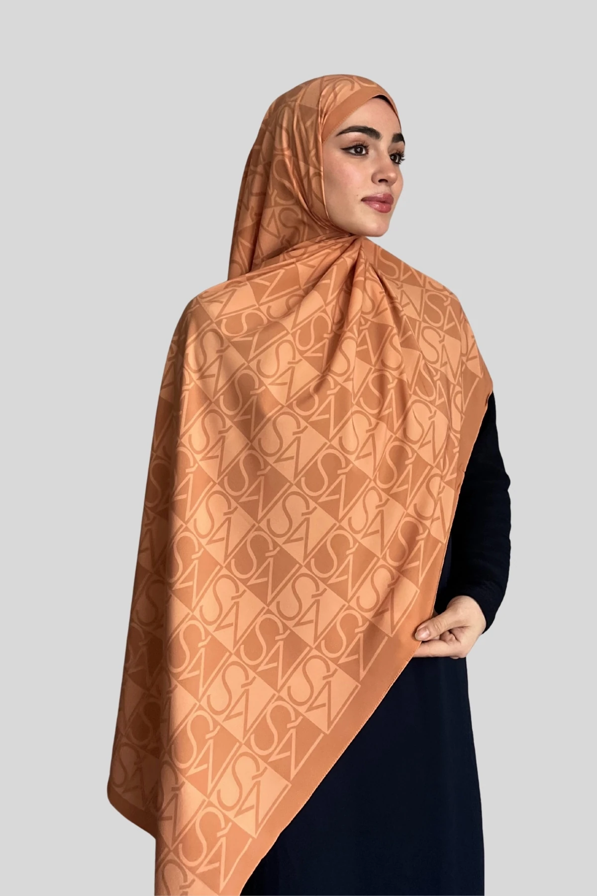 Mns Essential Tokyo Pamuk İpek Şal Mercan