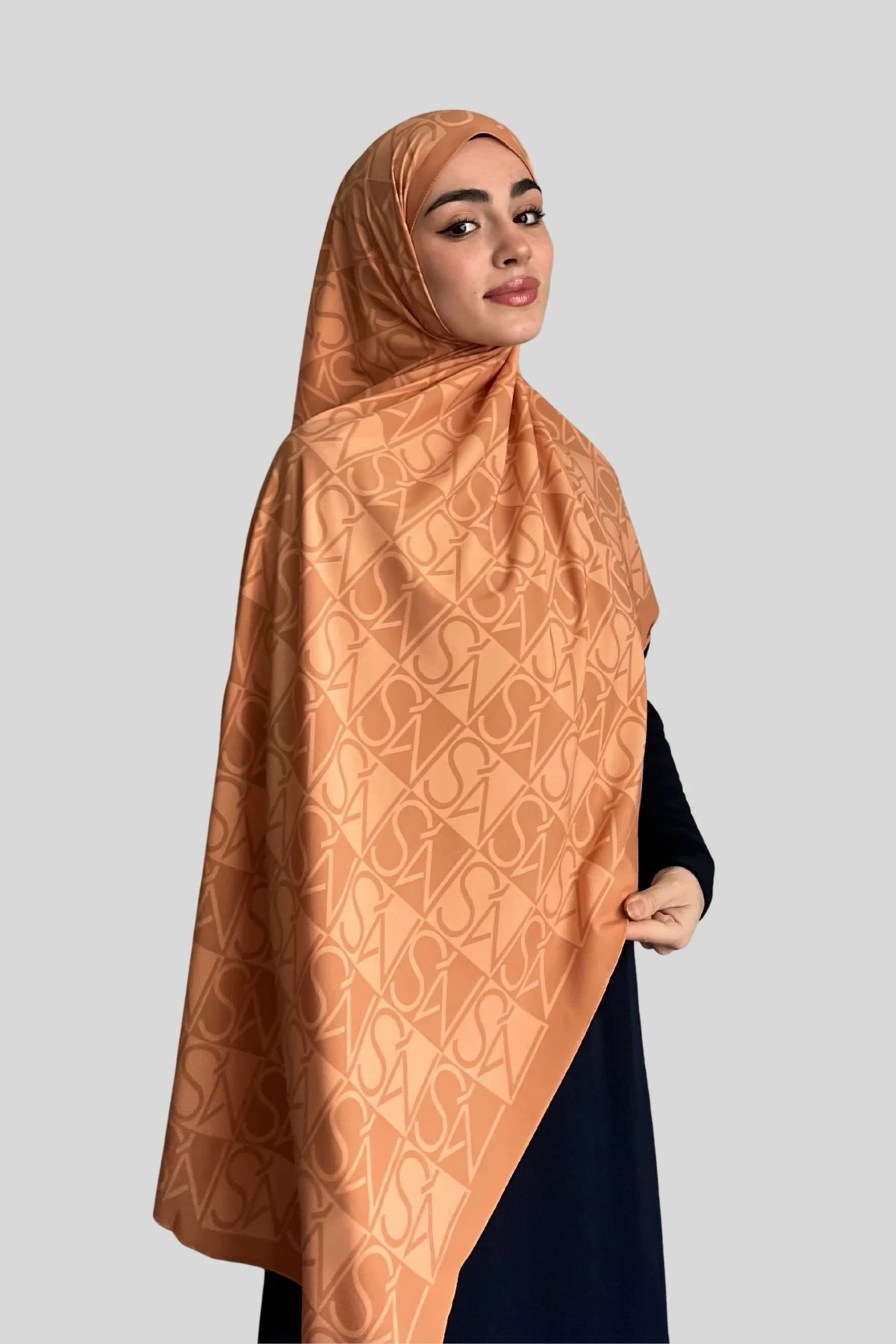 Mns Essential Tokyo Pamuk İpek Şal Mercan