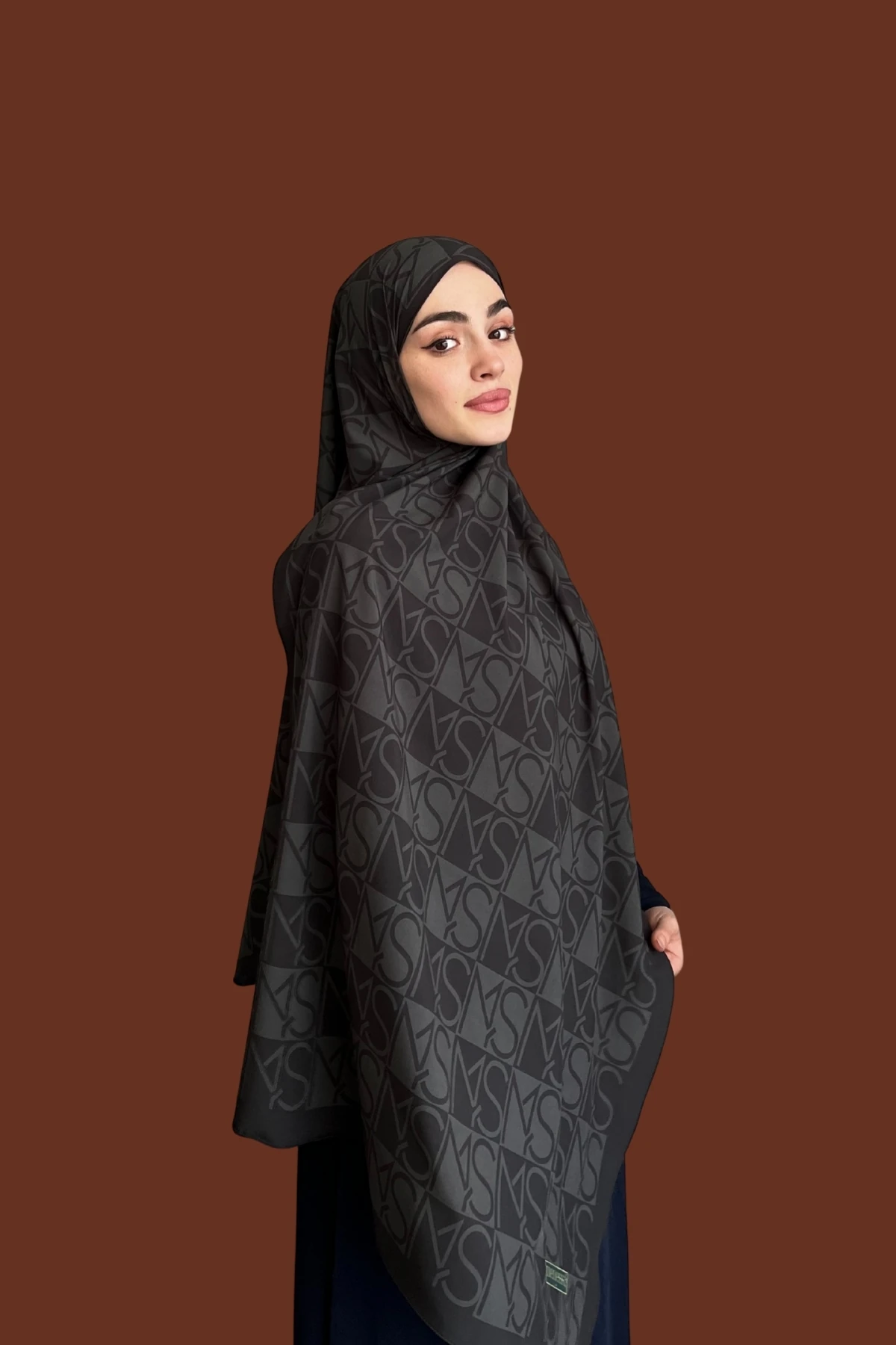 Mns Essential Tokyo Pamuk İpek Şal Siyah