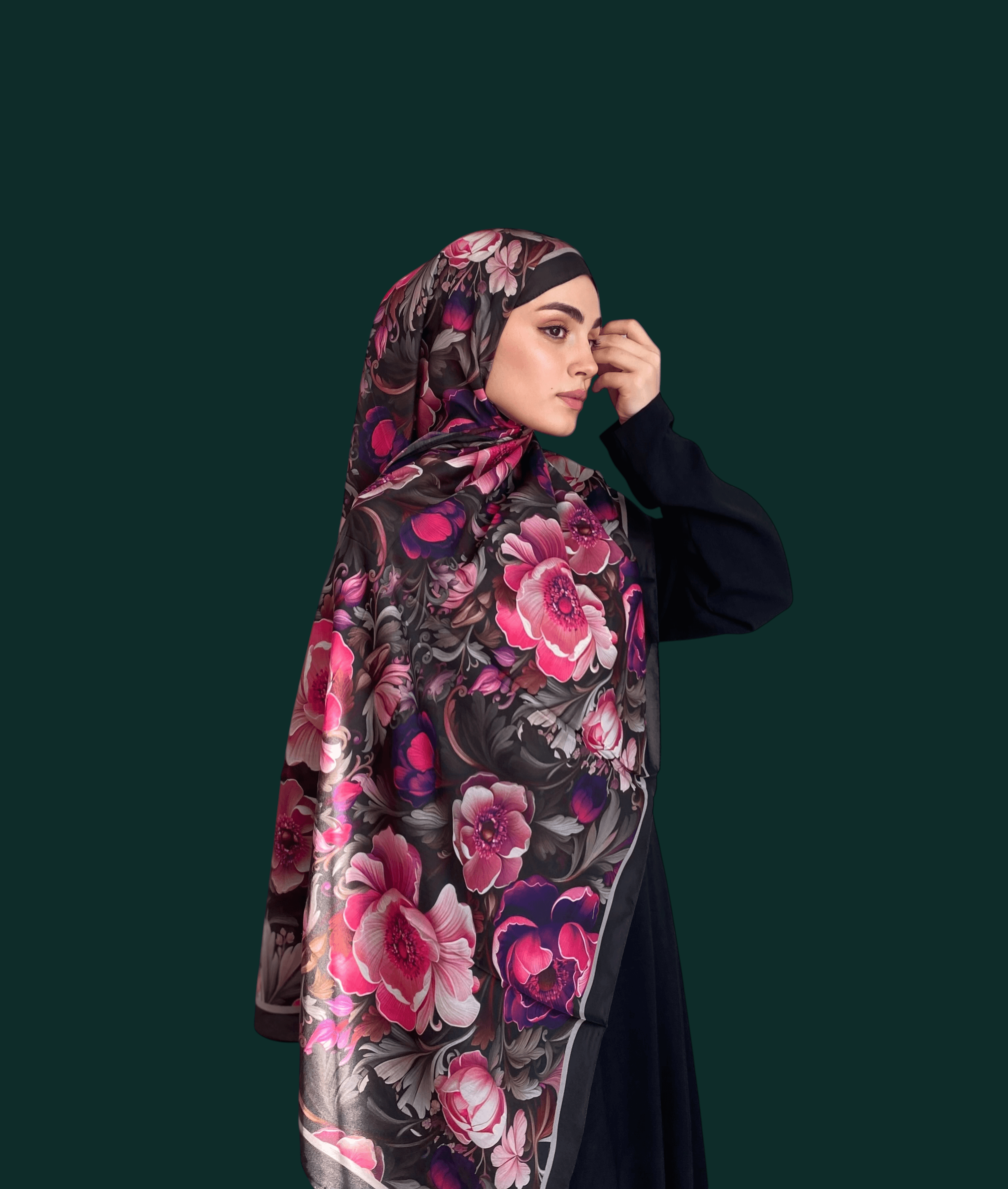 Jardine Desen Soft Vual Şal Fuşya