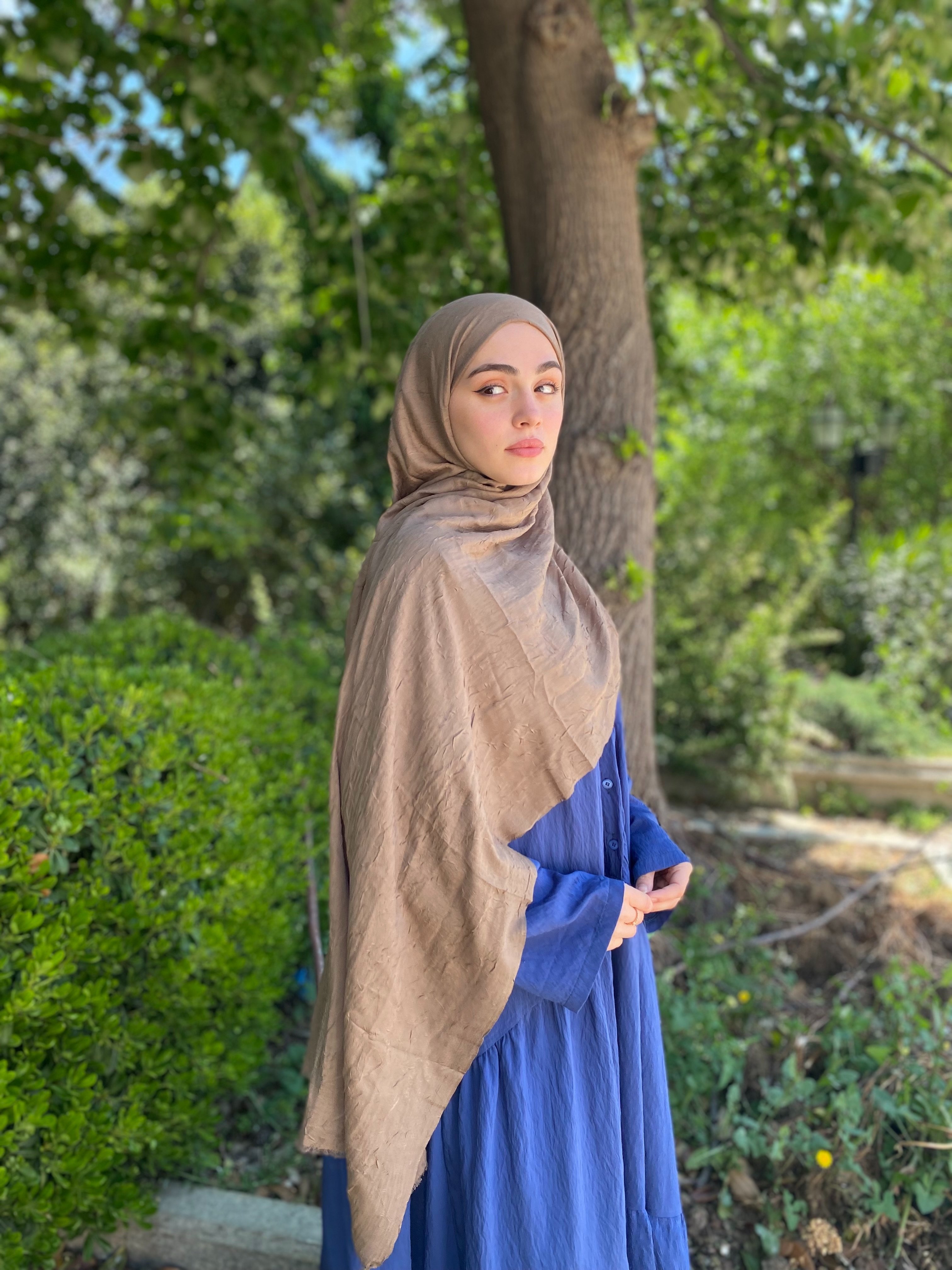 Bambu Kraş Şal Vizon