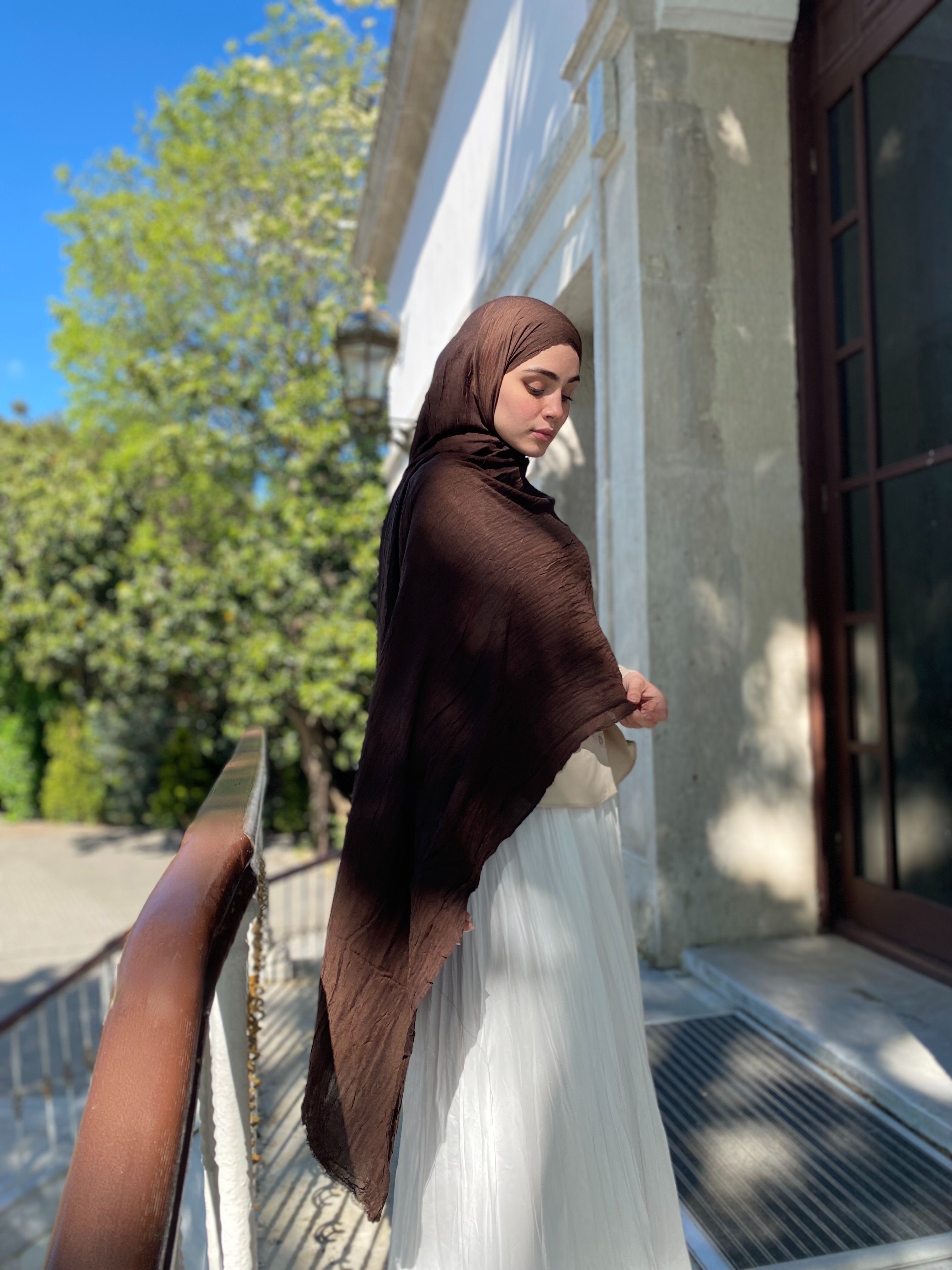 Bambu Kraş Şal Acı Kahve
