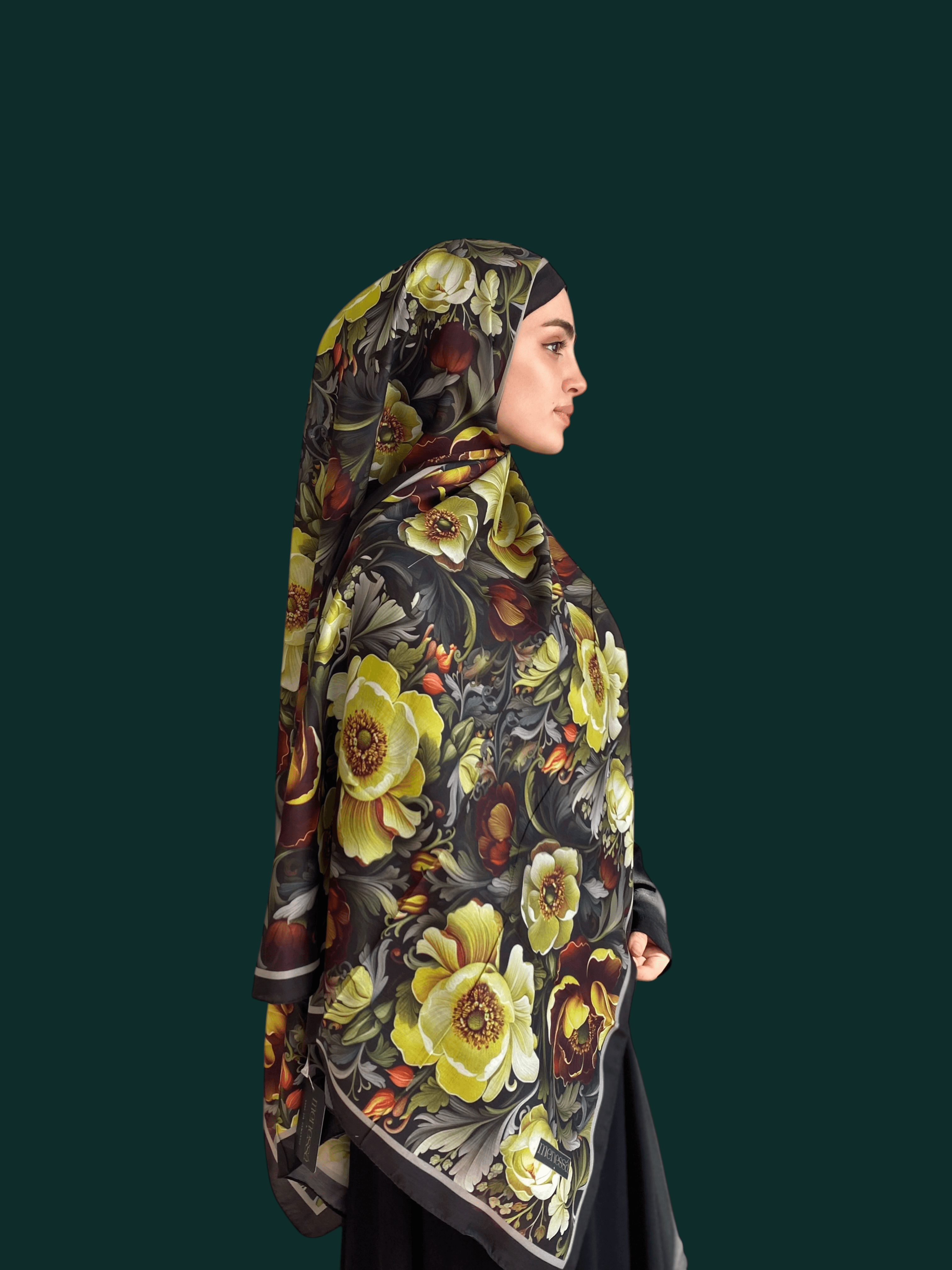 Jardine Desen Soft Vual Şal Sarı