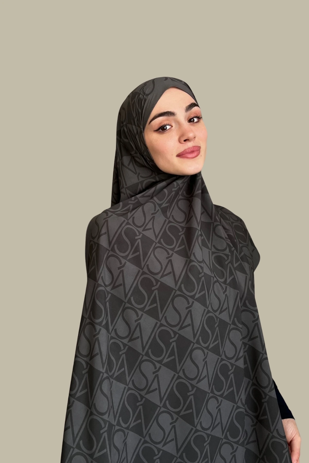 Mns Essential Tokyo Pamuk İpek Şal Füme