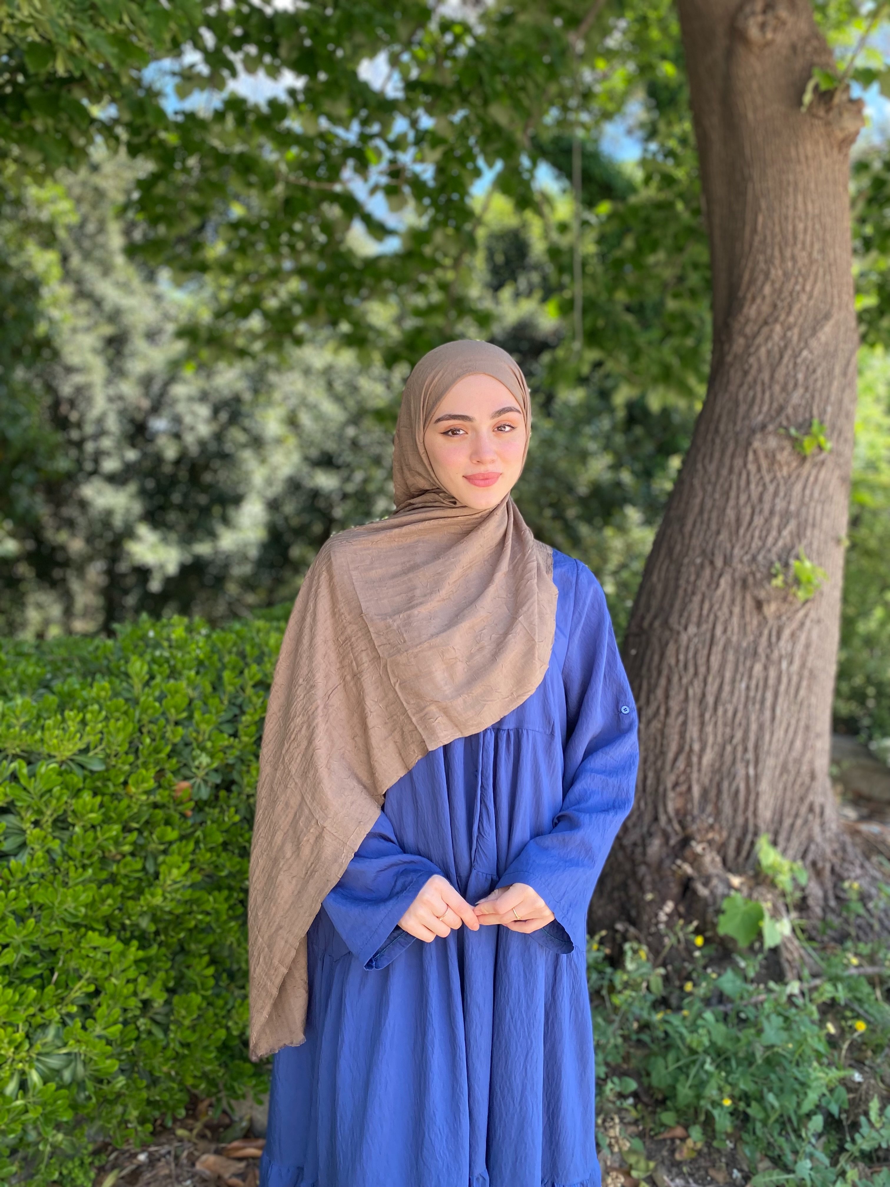 Bambu Kraş Şal Vizon