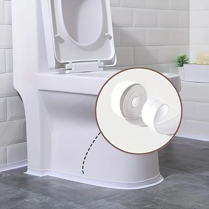 Sızdırmaz Su Geçirmez Kenar Bandı – Banyo, Küvet, Lavabo, Tezgah ve Duşakabin Için 38MM x 3.2m
